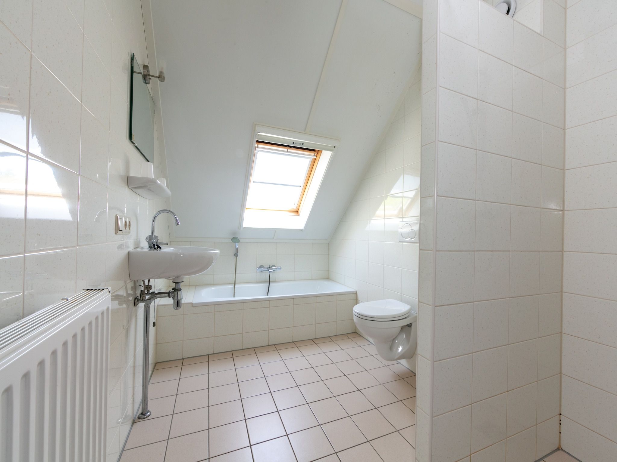 De badkamer van Vakantiepark Horsetellerie 7 in Hardenberg (rheezerveen)