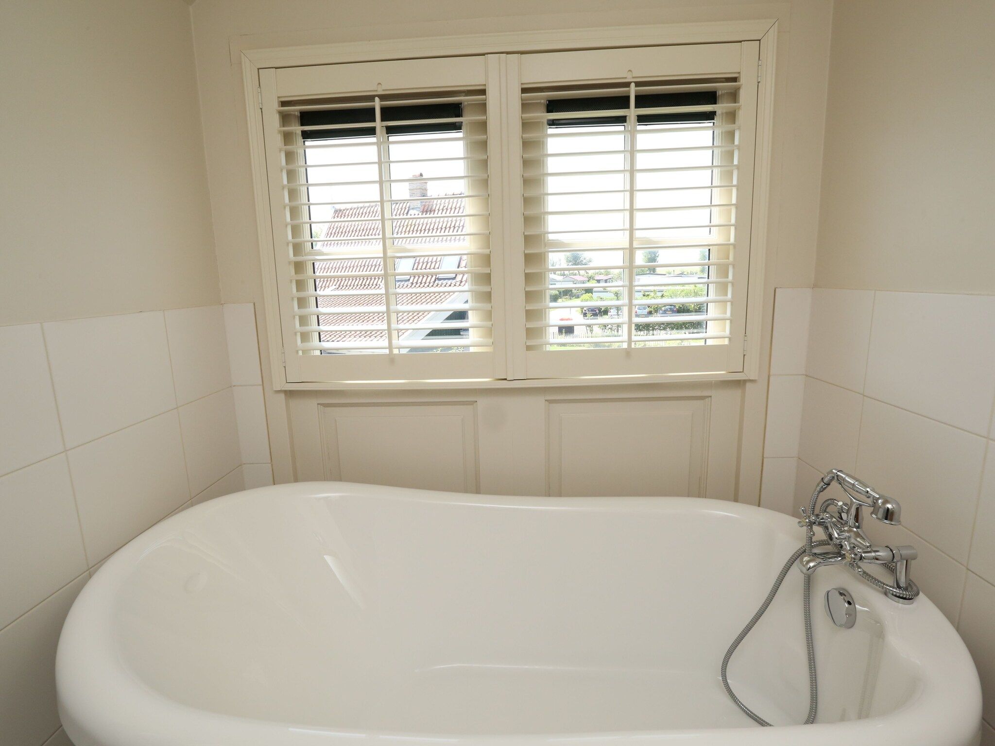 De badkamer van Recreatiepark Wiringherlant  - Villa 4 in Hippolytushoef