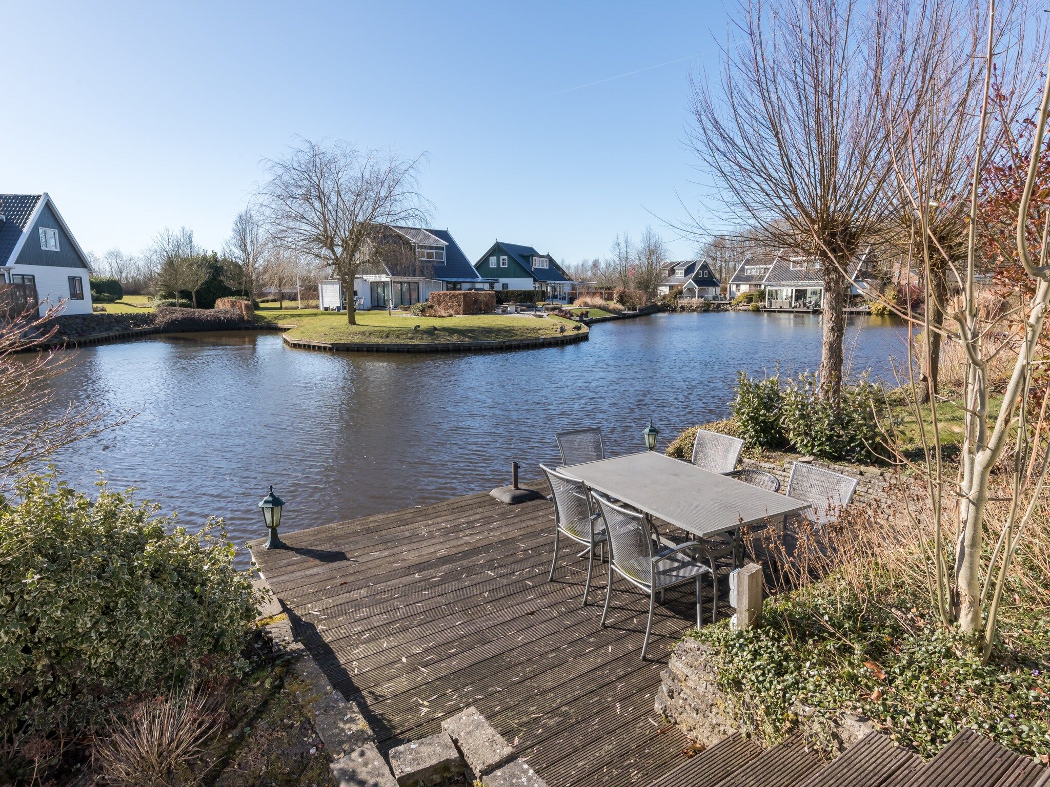 De tuin van Hunzepark 7 in Gasselternijveen