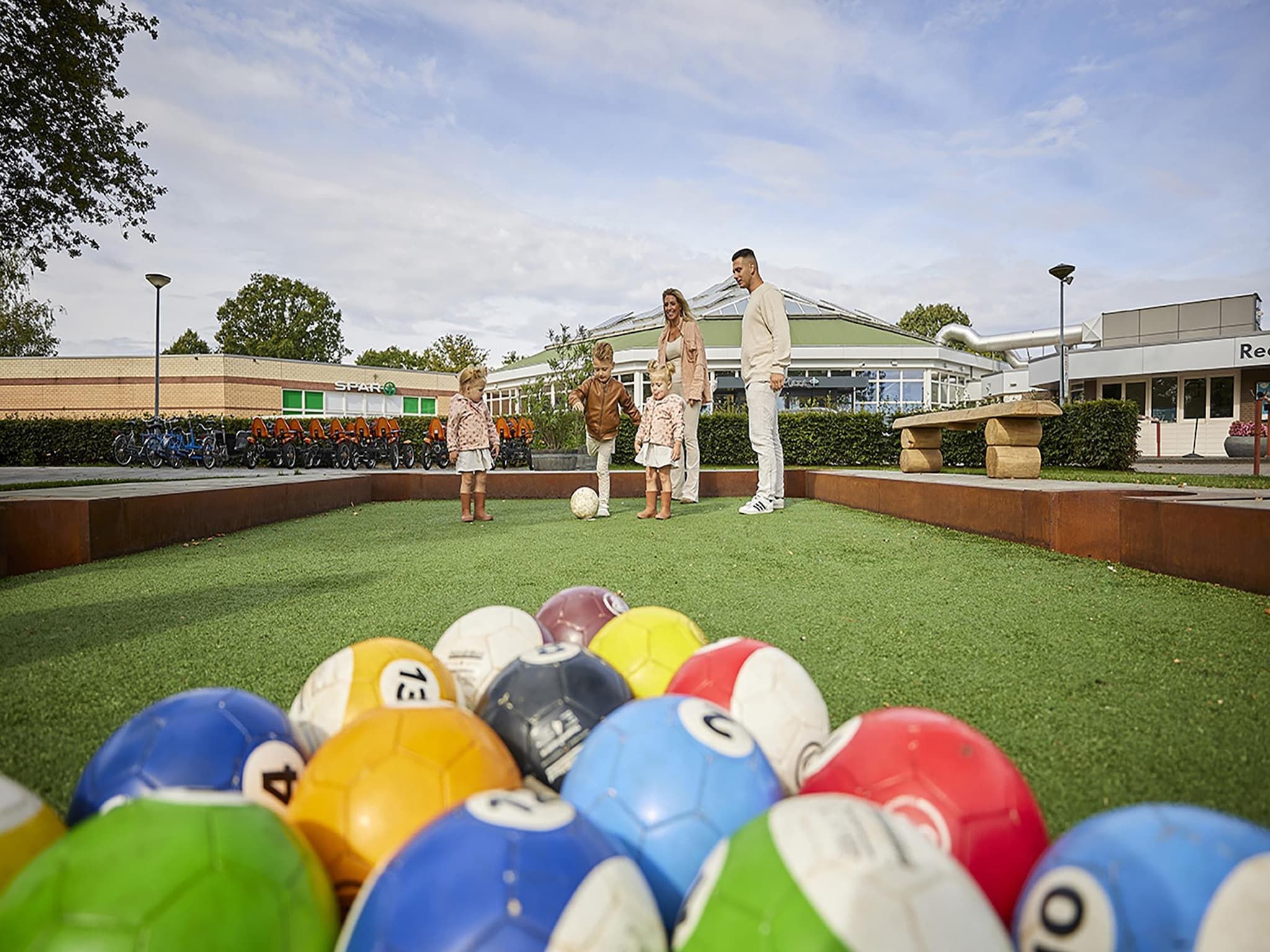 Parkfaciliteiten bij Buitenhof De Leistert 1 in Roggel