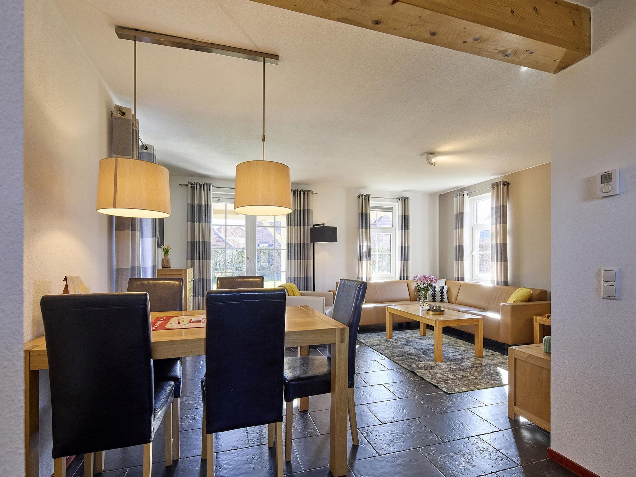 De woonkamer van Buitenhof De Leistert 16 in Roggel