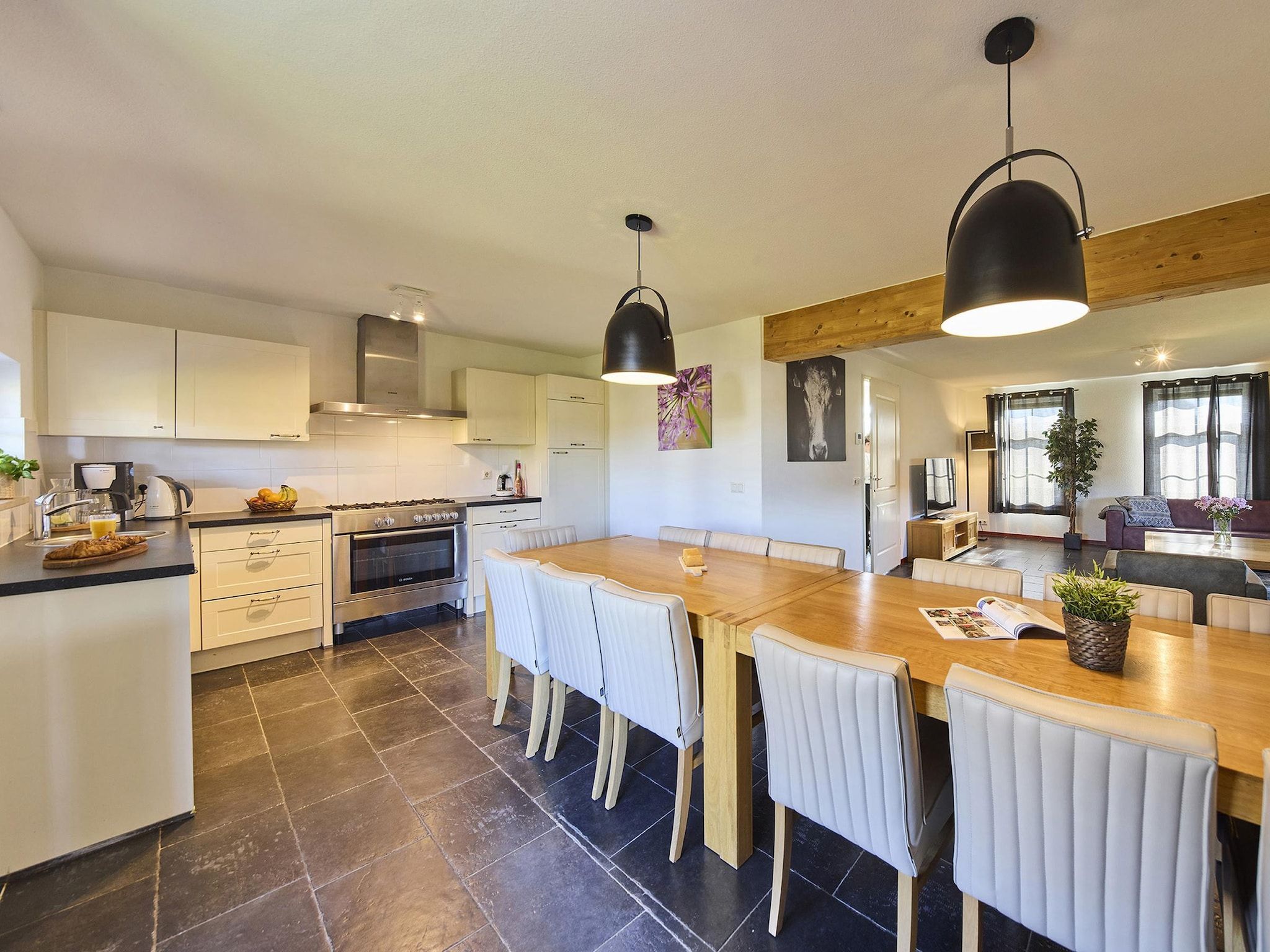 De keuken van Buitenhof De Leistert 4 in Roggel