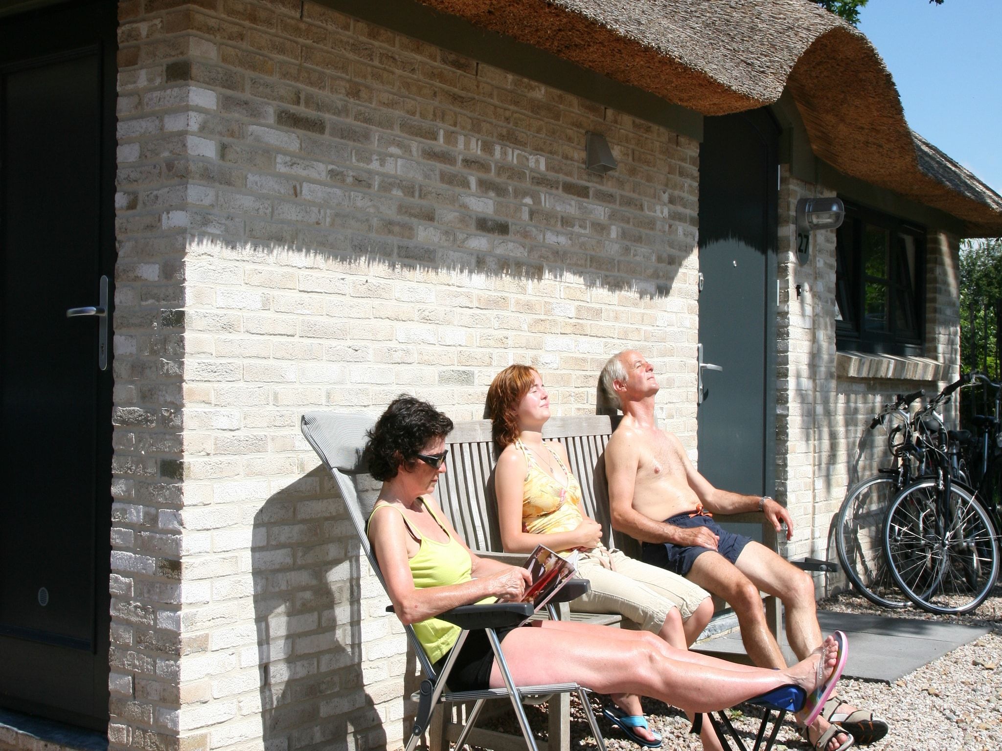 De tuin van Park Scorleduyn 3 in Schoorl