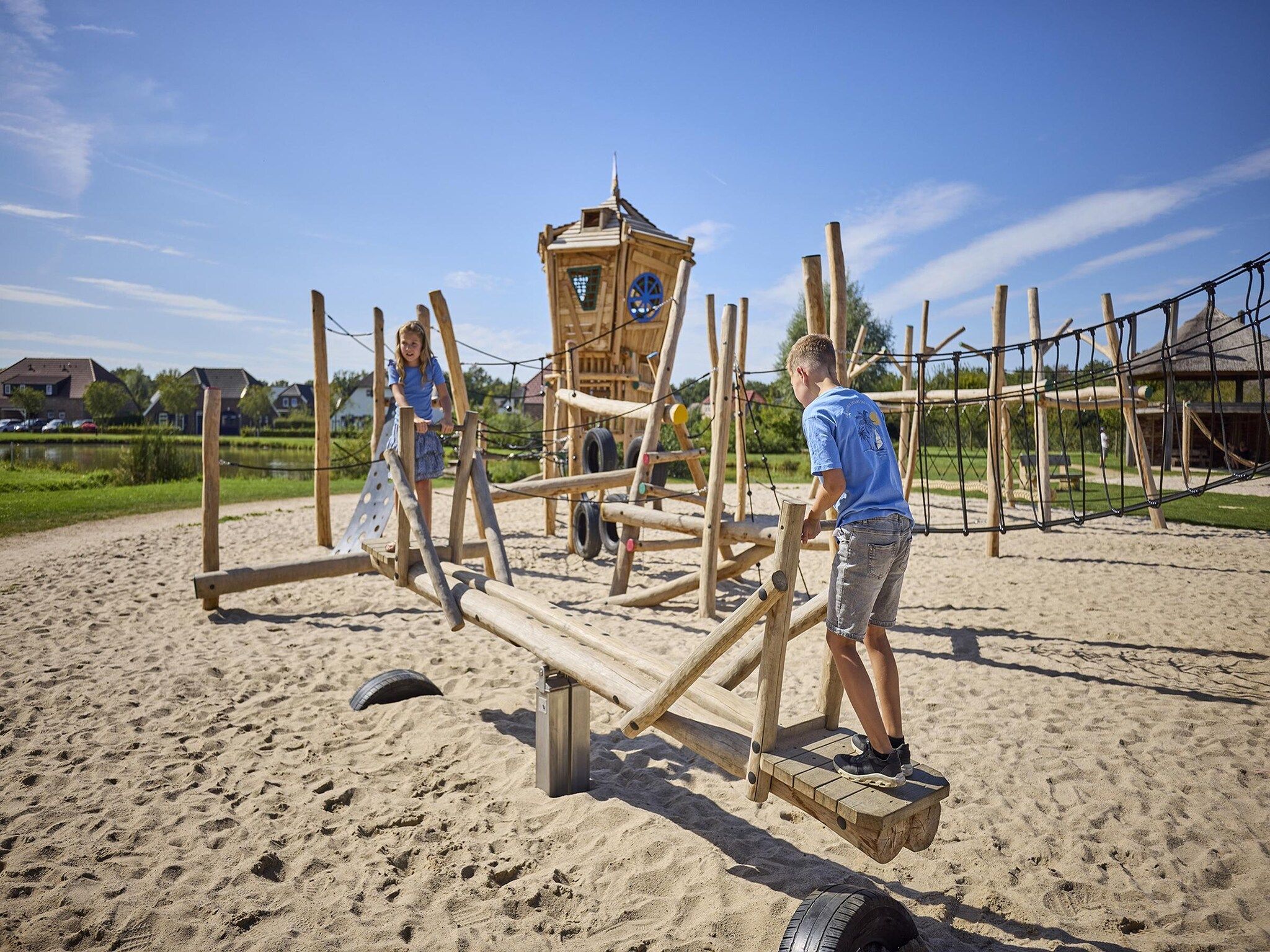 Parkfaciliteiten bij Buitenhof De Leistert 7 in Roggel