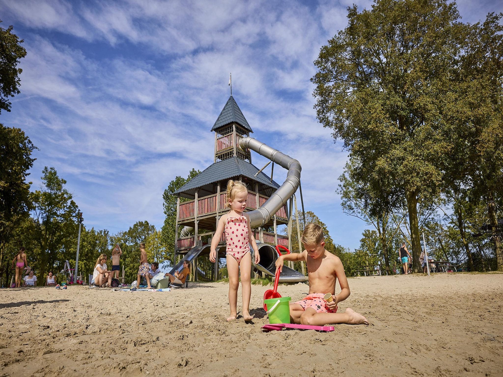 Parkfaciliteiten bij Buitenhof De Leistert 7 in Roggel