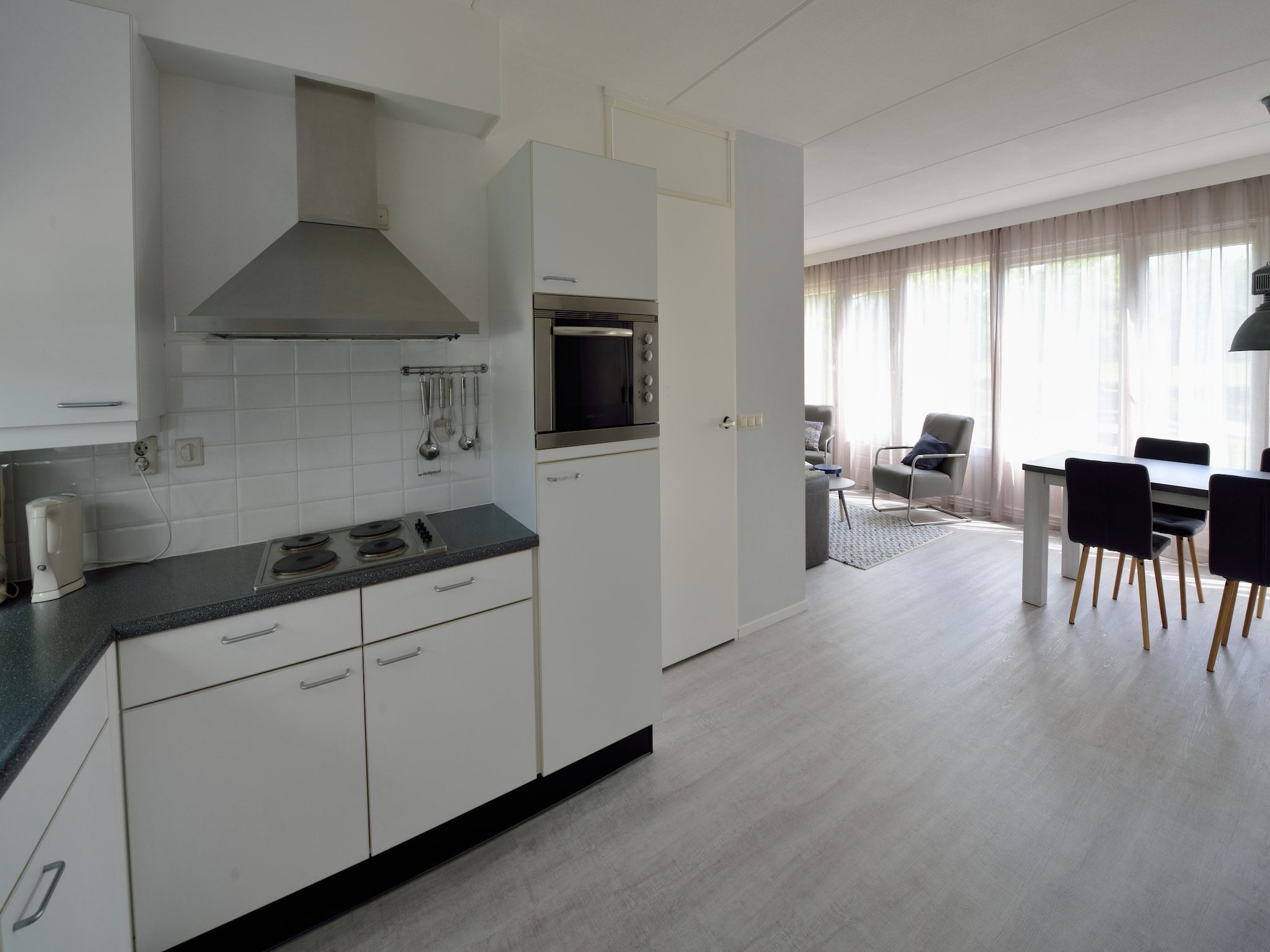 De keuken van Villapark Schildmeer 2 in Steendam