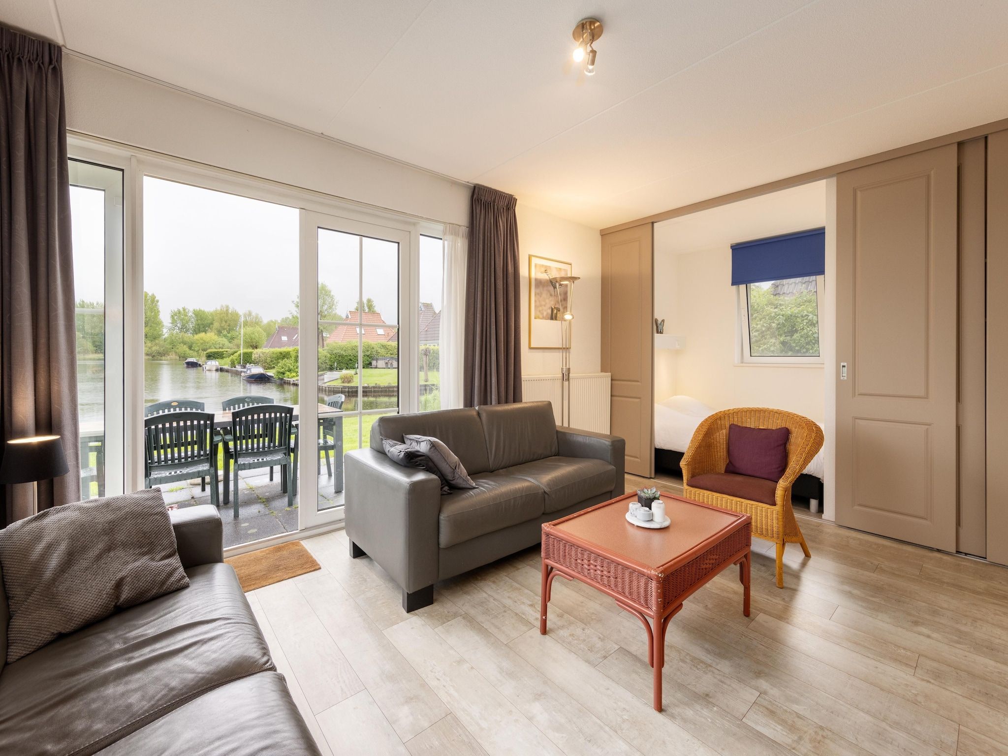 Een slaapkamer van Buitenplaats It Wiid in Eernewoud