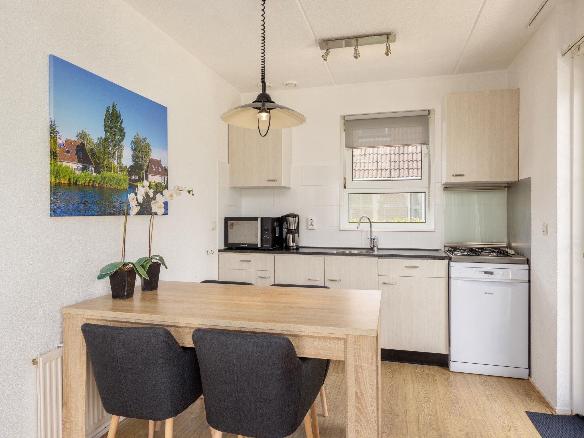 De keuken van Buitenplaats It Wiid 2 in Eernewoud