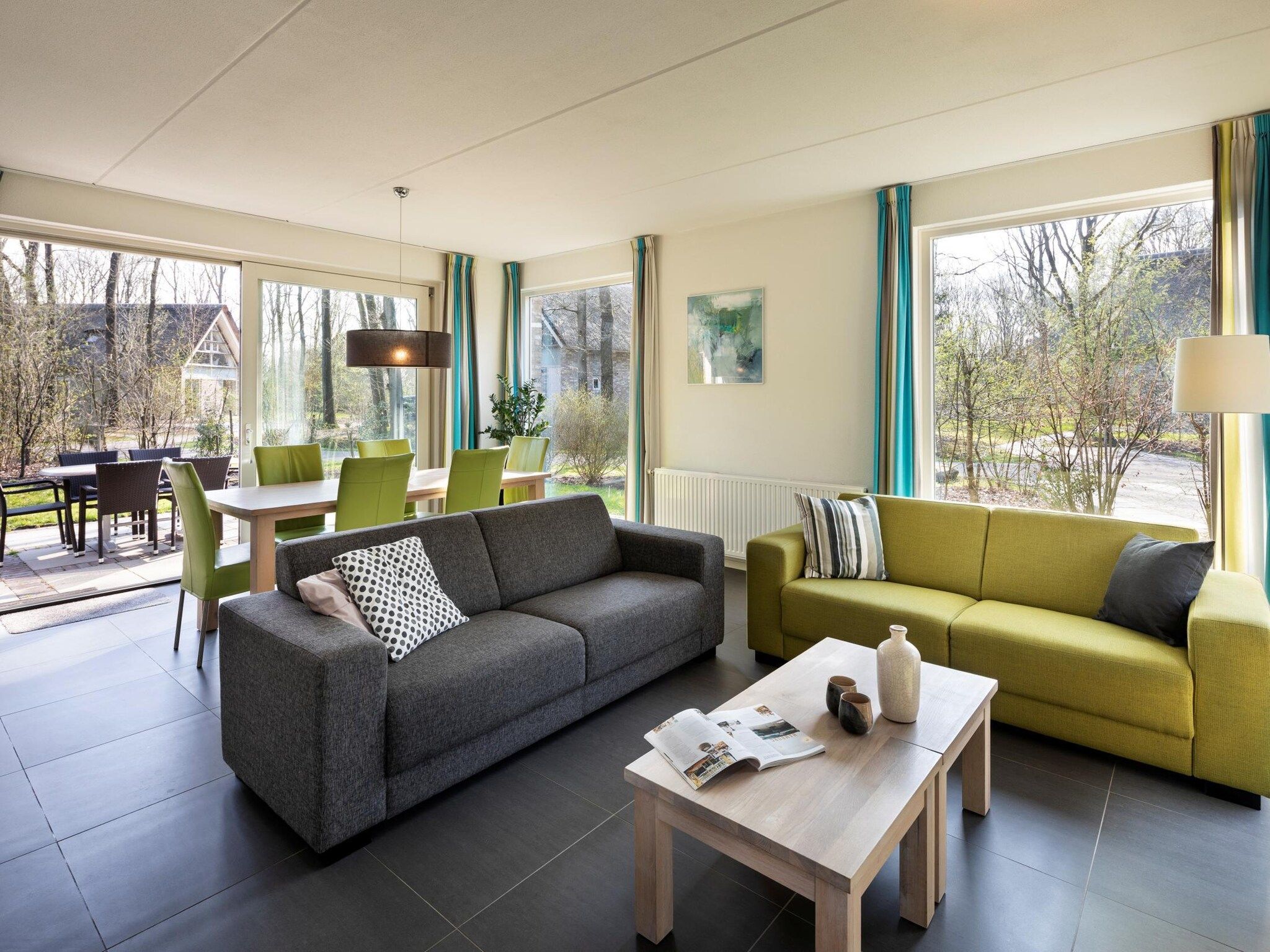 De woonkamer van Marke van Ruinen 2 in Ruinen