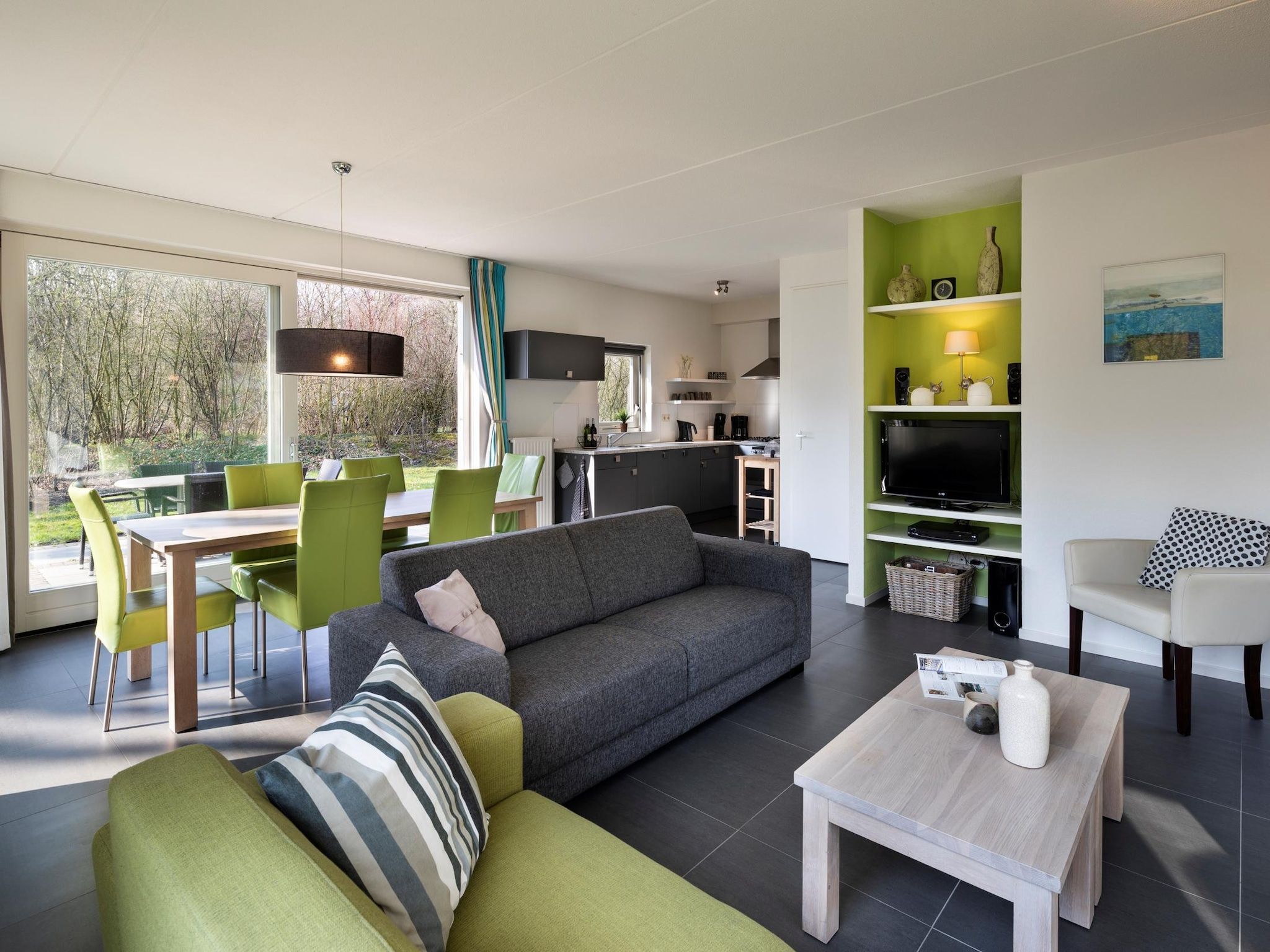 De woonkamer van Marke van Ruinen 2 in Ruinen