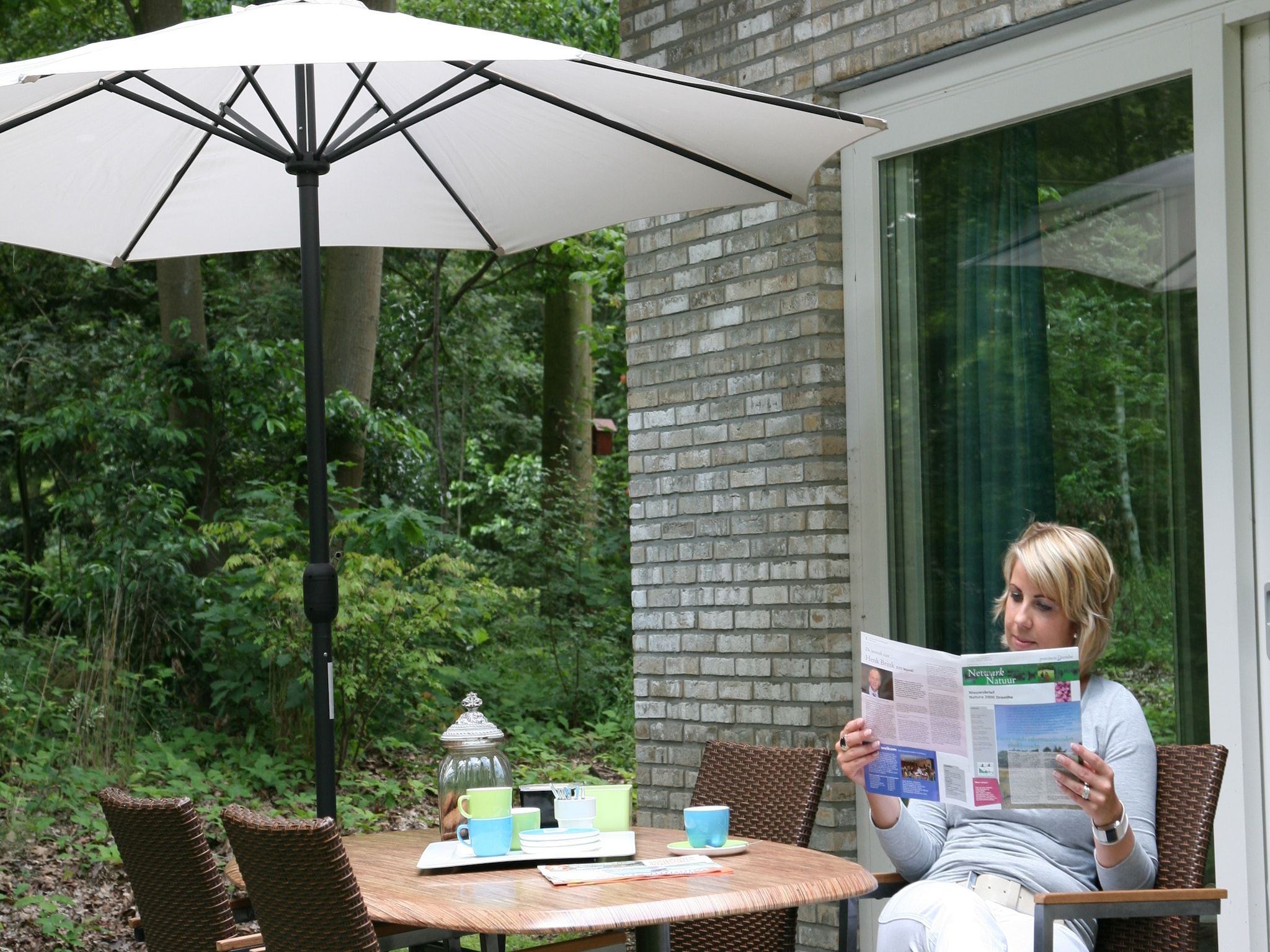 Het terras van Marke van Ruinen 4 in Ruinen