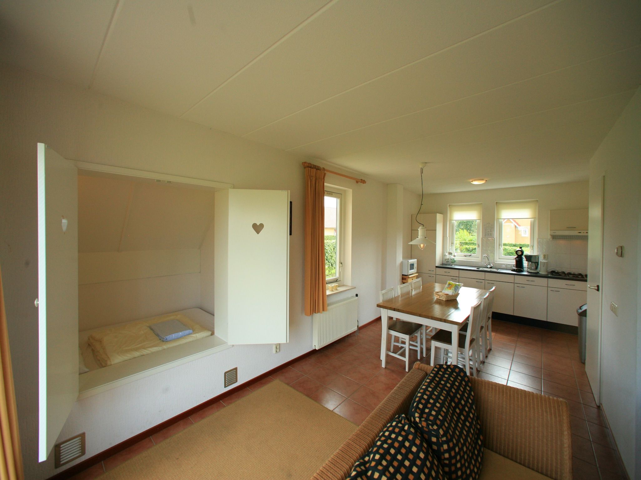 De woonkamer van Villapark Akenveen 3 in Tynaarlo