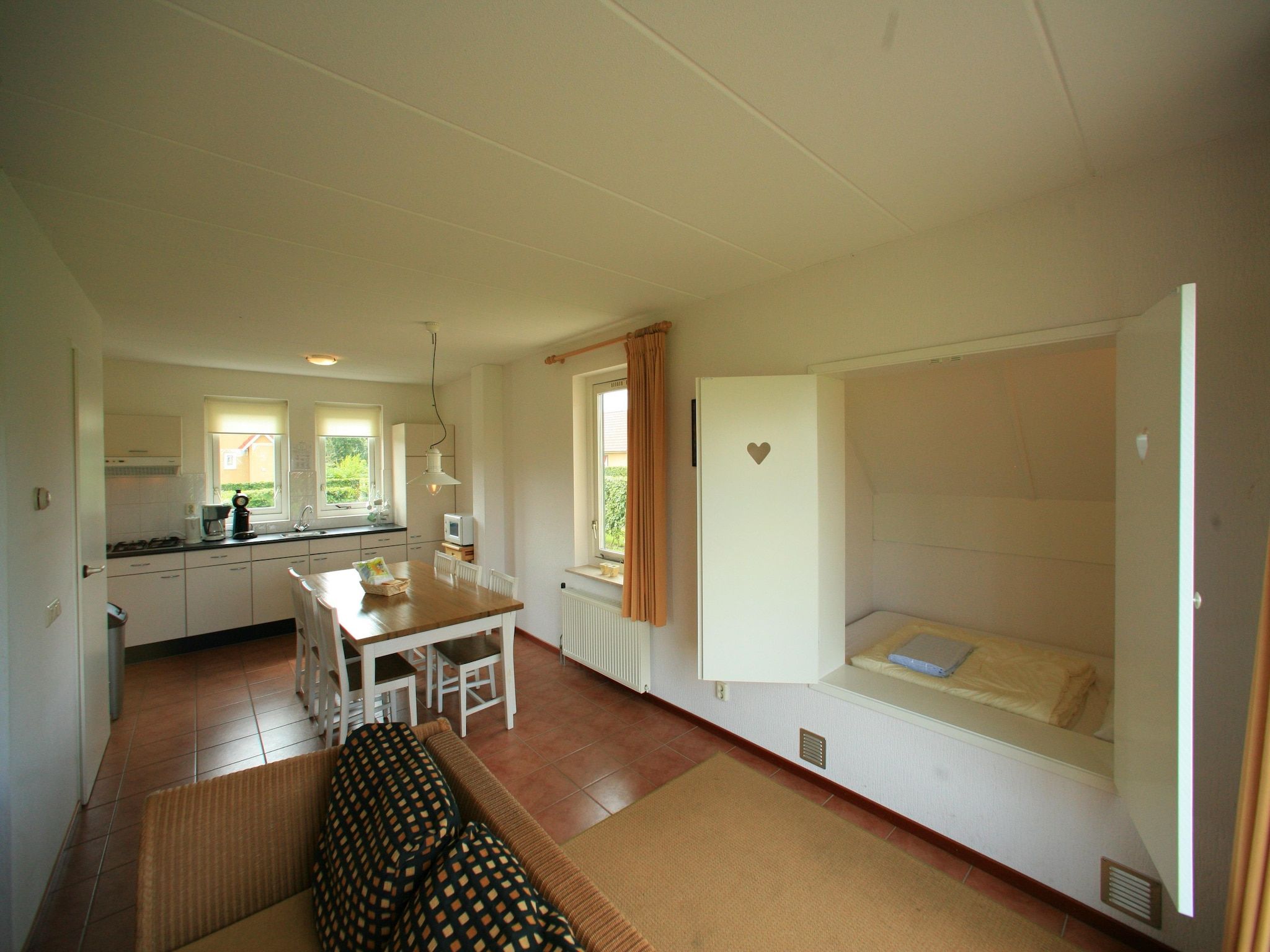 De woonkamer van Villapark Akenveen 3 in Tynaarlo