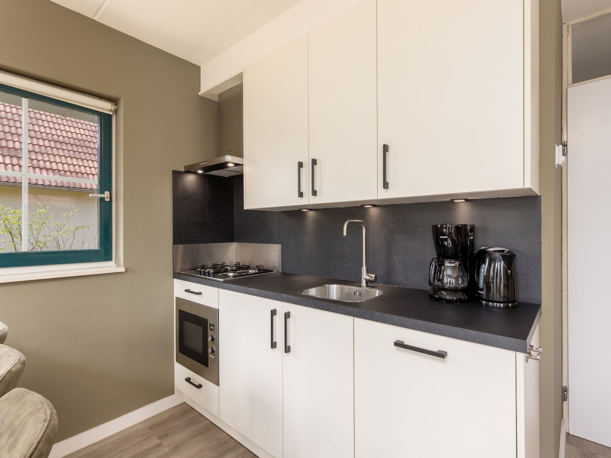 De keuken van Recreatiepark Tolplas 10 in Hoge Hexel