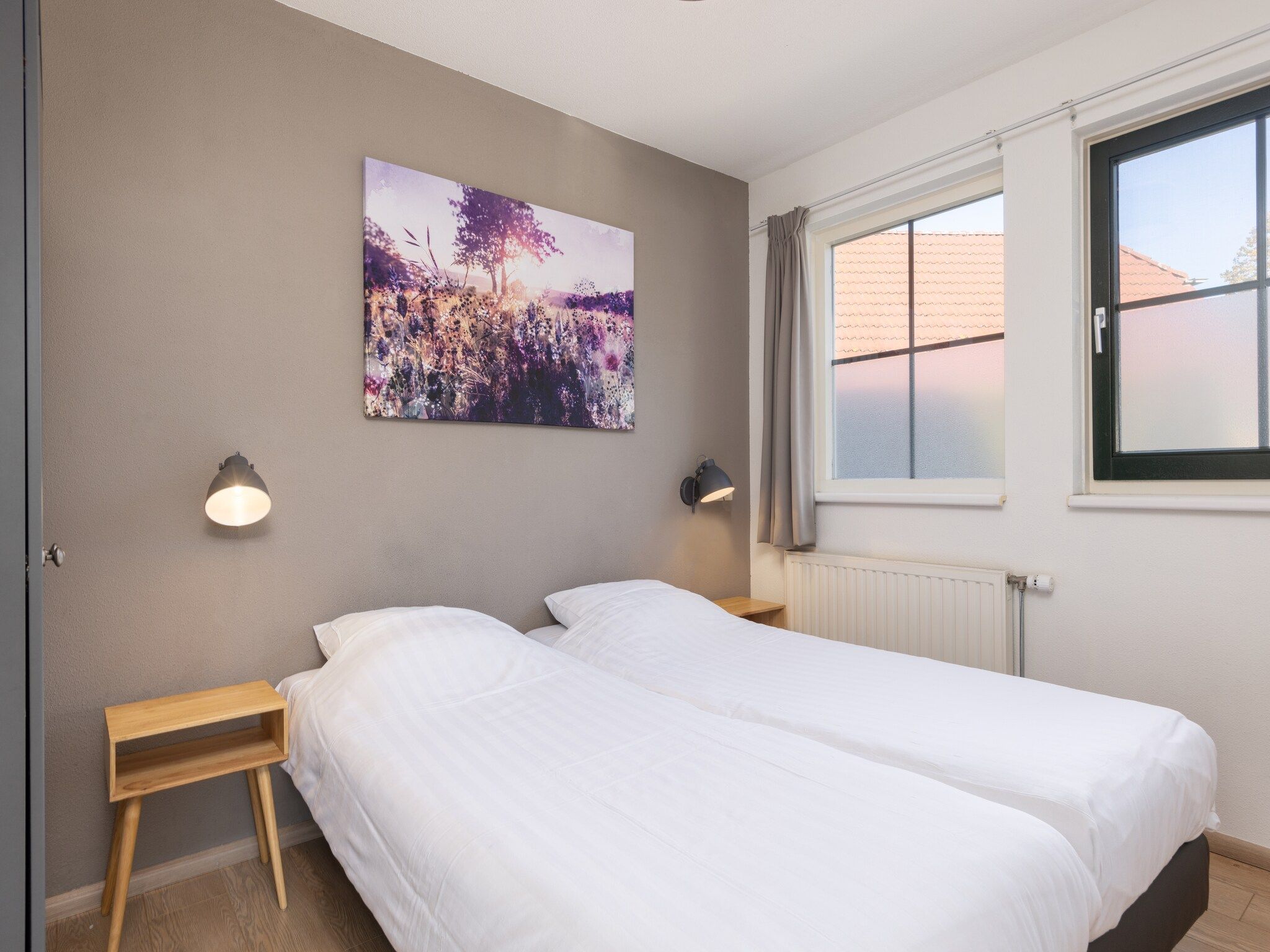 Een slaapkamer van Recreatiepark Tolplas 8 in Hoge Hexel