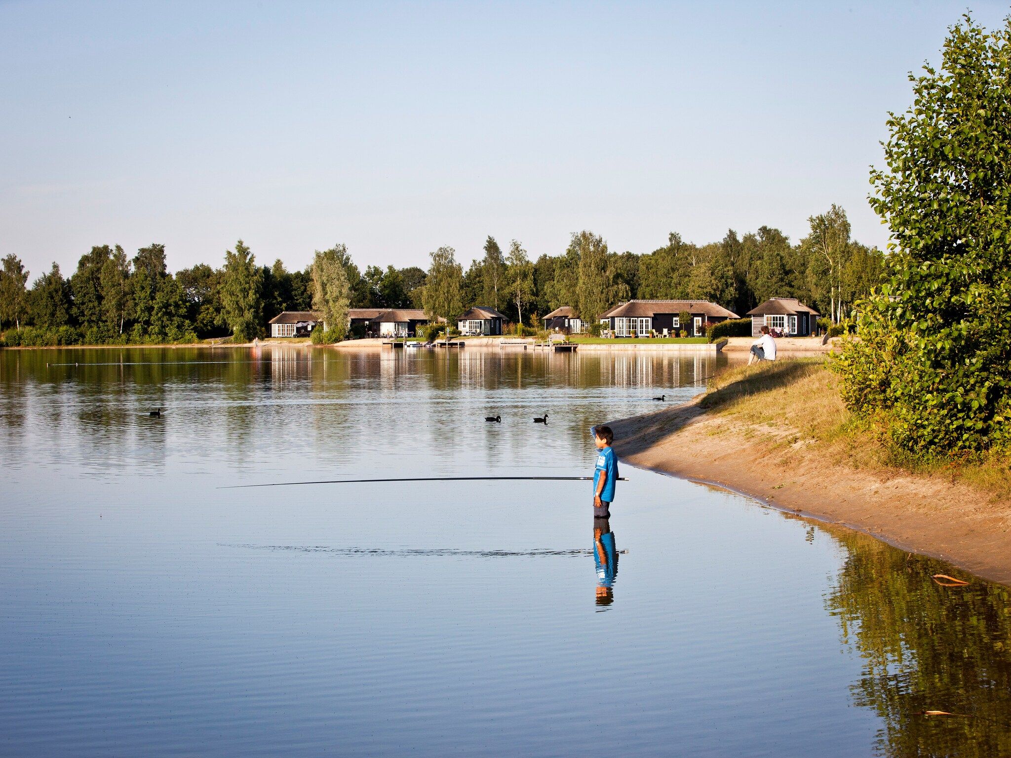 Parkfaciliteiten bij Recreatiepark Tolplas 11 in Hoge Hexel