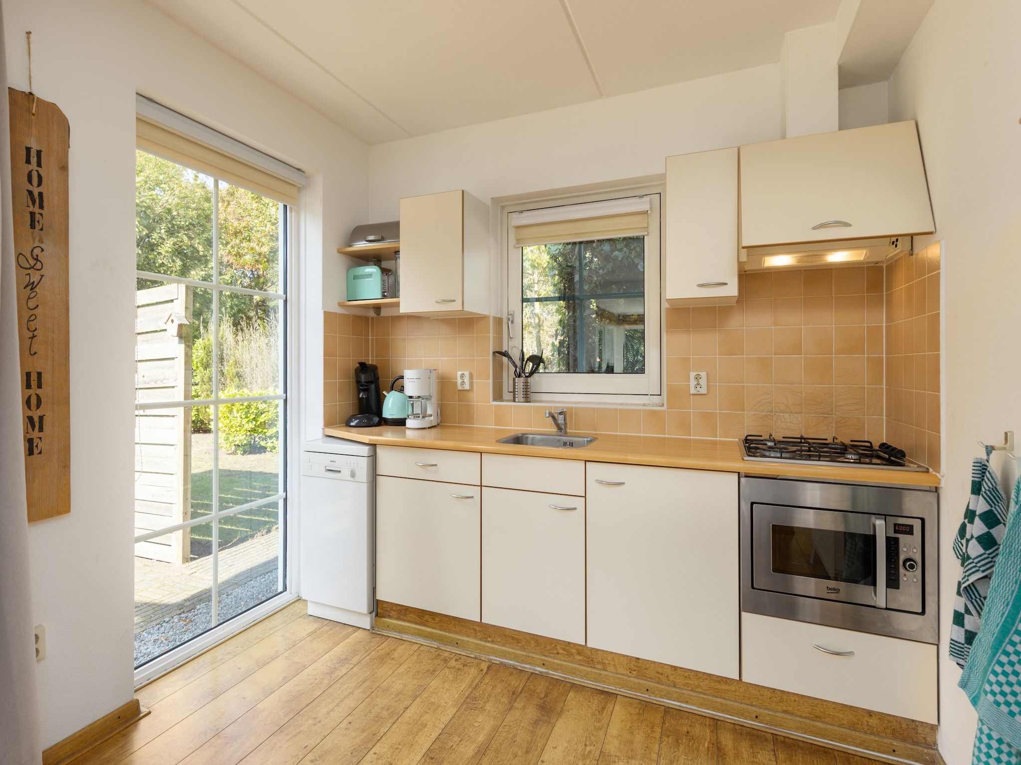 De keuken van Recreatiepark Tolplas 11 in Hoge Hexel