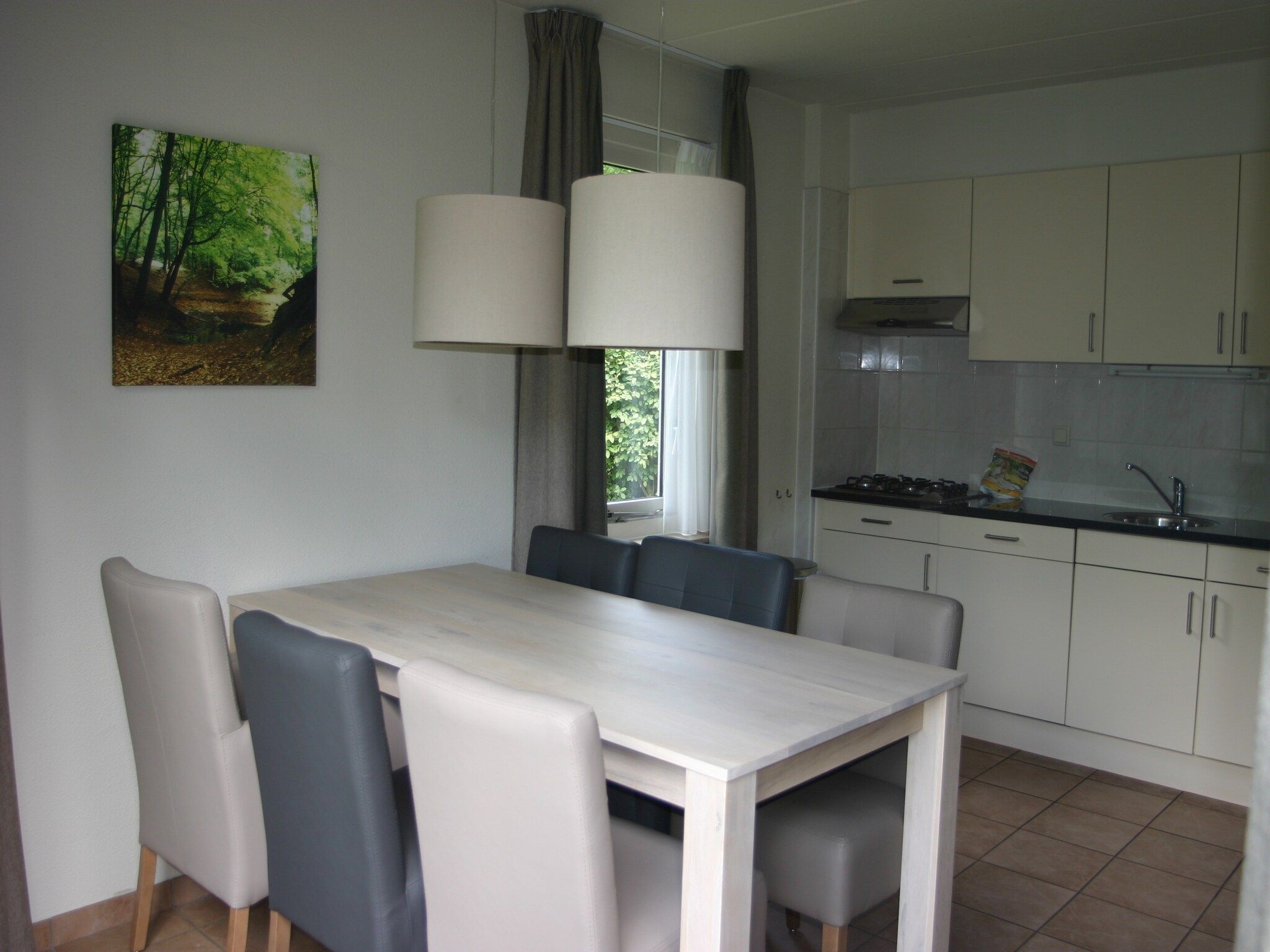 De eetkamer van Het Drentse Wold 6 in Hoogersmilde