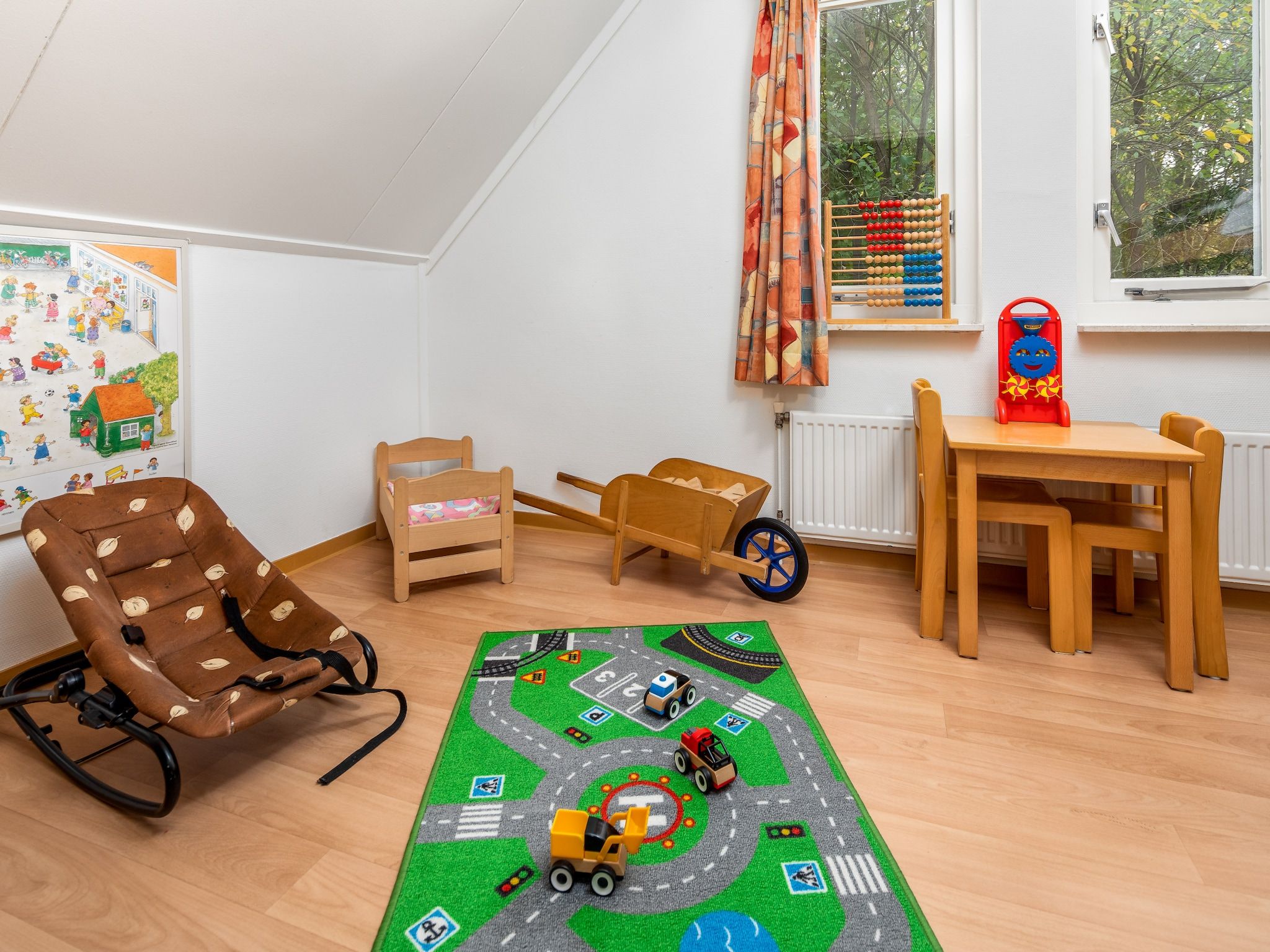 De woonkamer van Het Drentse Wold 2 in Hoogersmilde