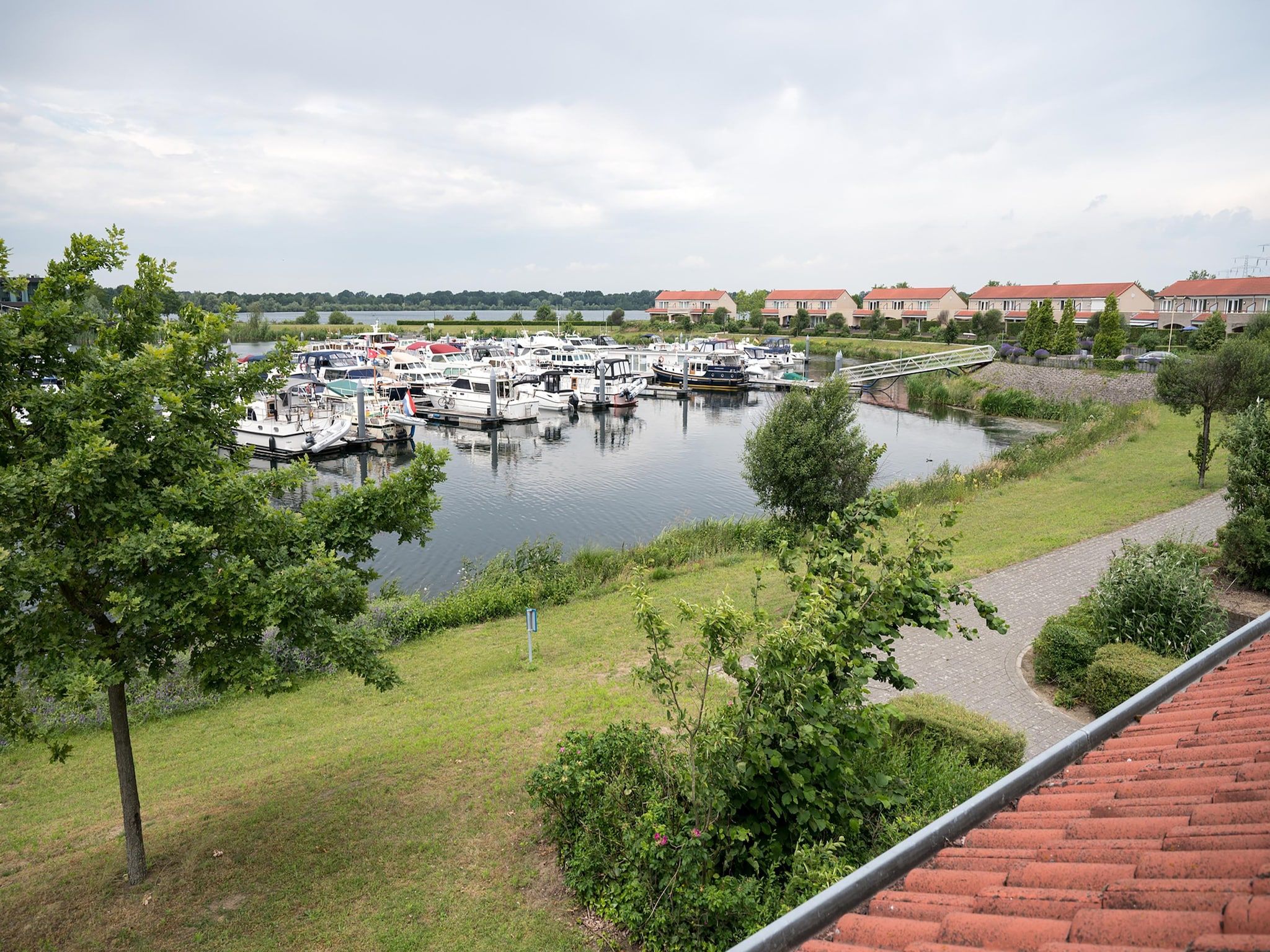 Het uitzicht vanaf Havenwoning 2-6 persoons in Heel