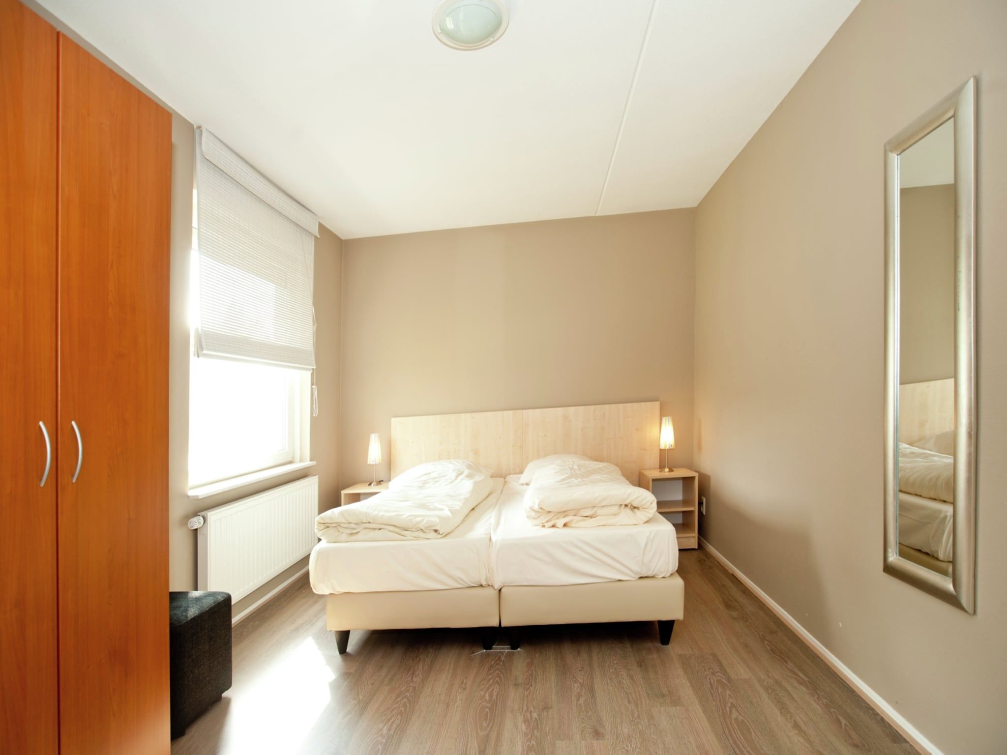 Een slaapkamer van Venwoning 2-6 persoons in Heel