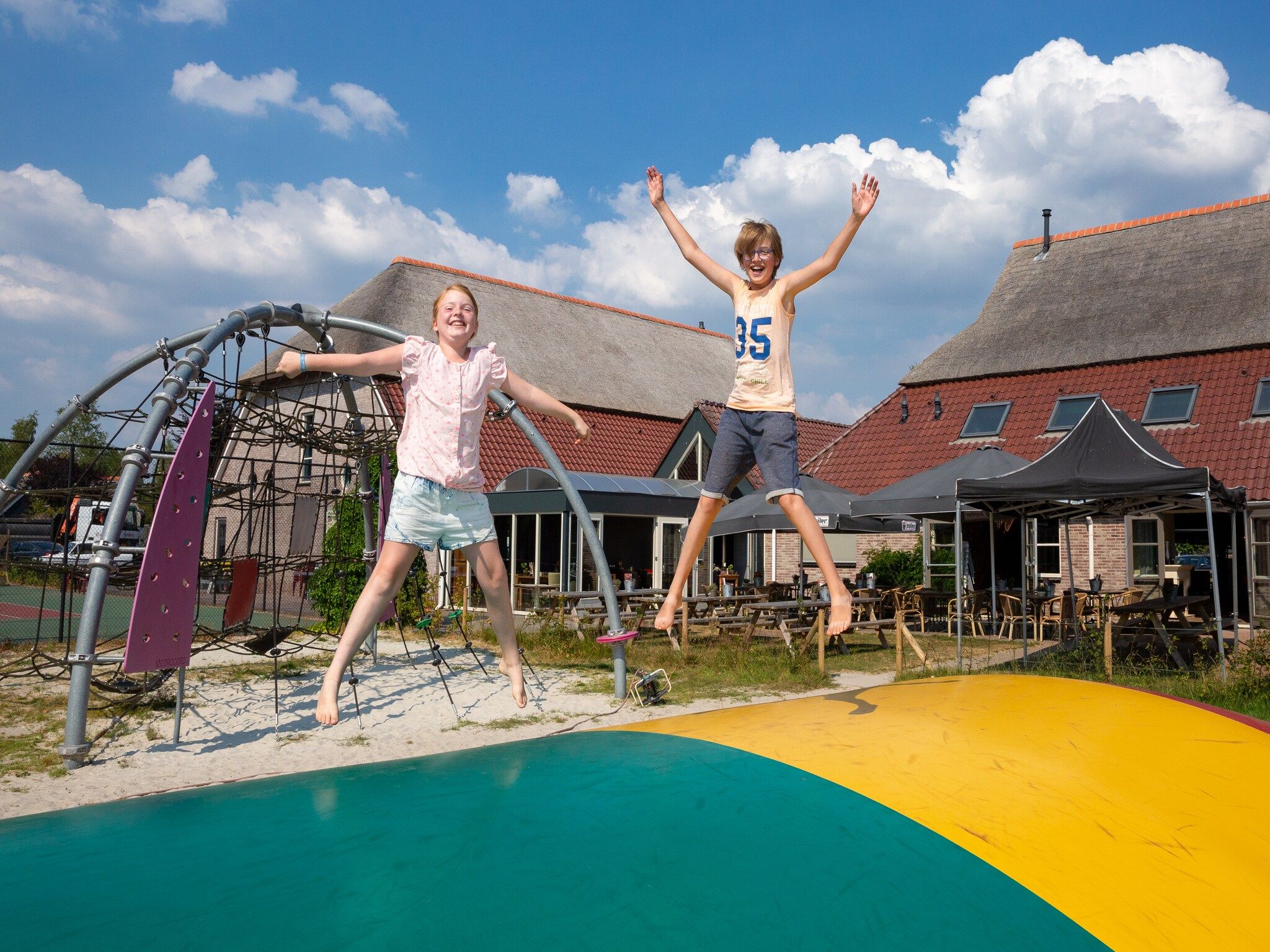 Parkfaciliteiten bij Villapark De Weerribben 2 in Paasloo