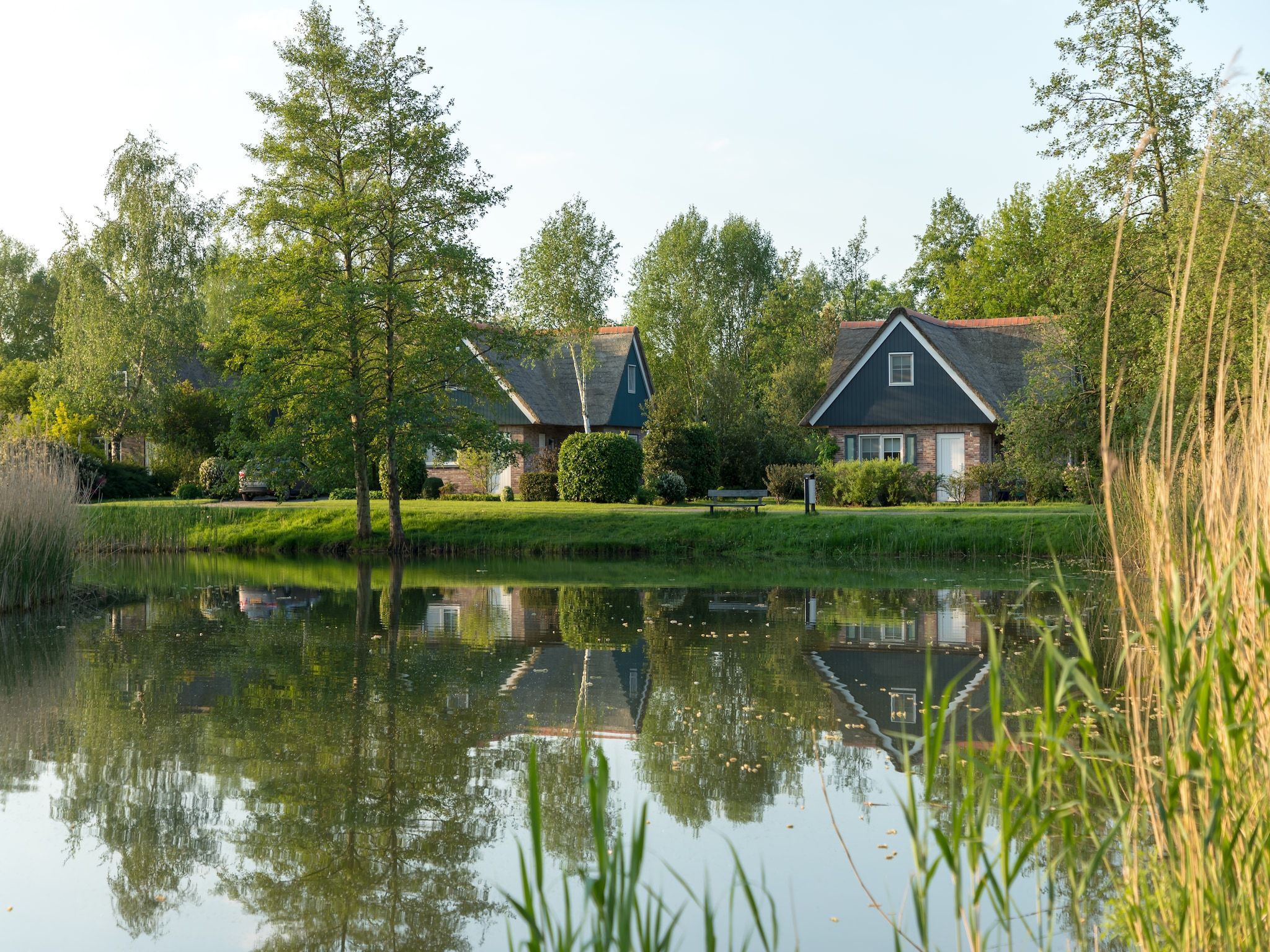 Parkfaciliteiten bij Villapark De Weerribben 4 in Paasloo