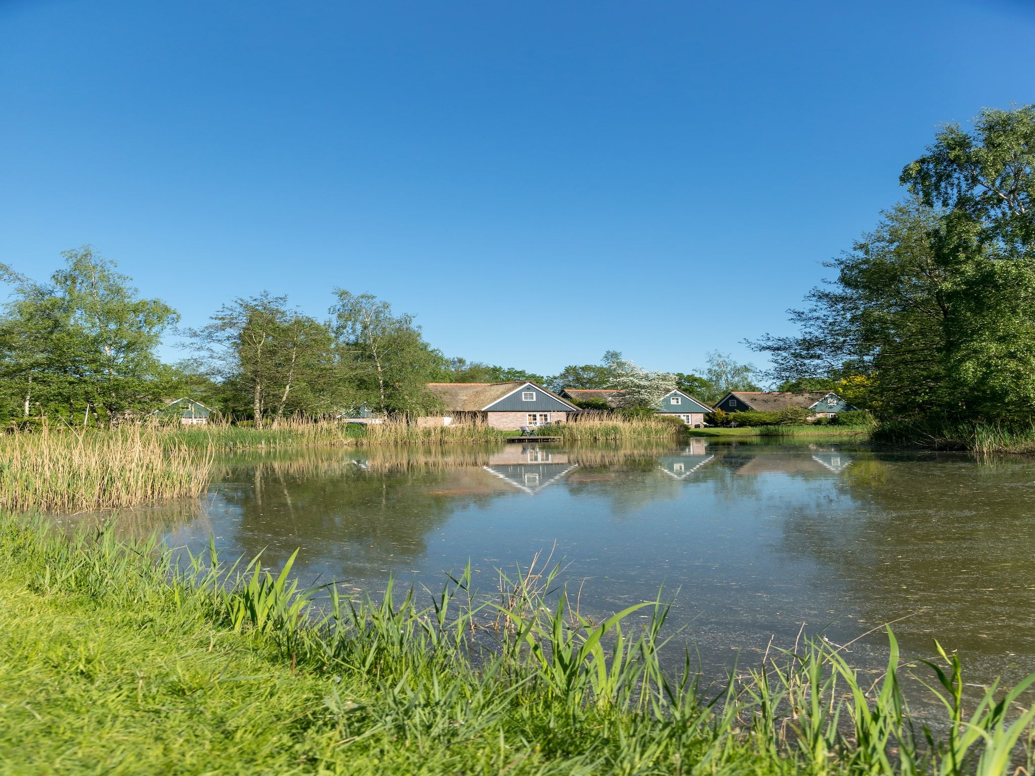 Parkfaciliteiten bij Villapark De Weerribben 4 in Paasloo