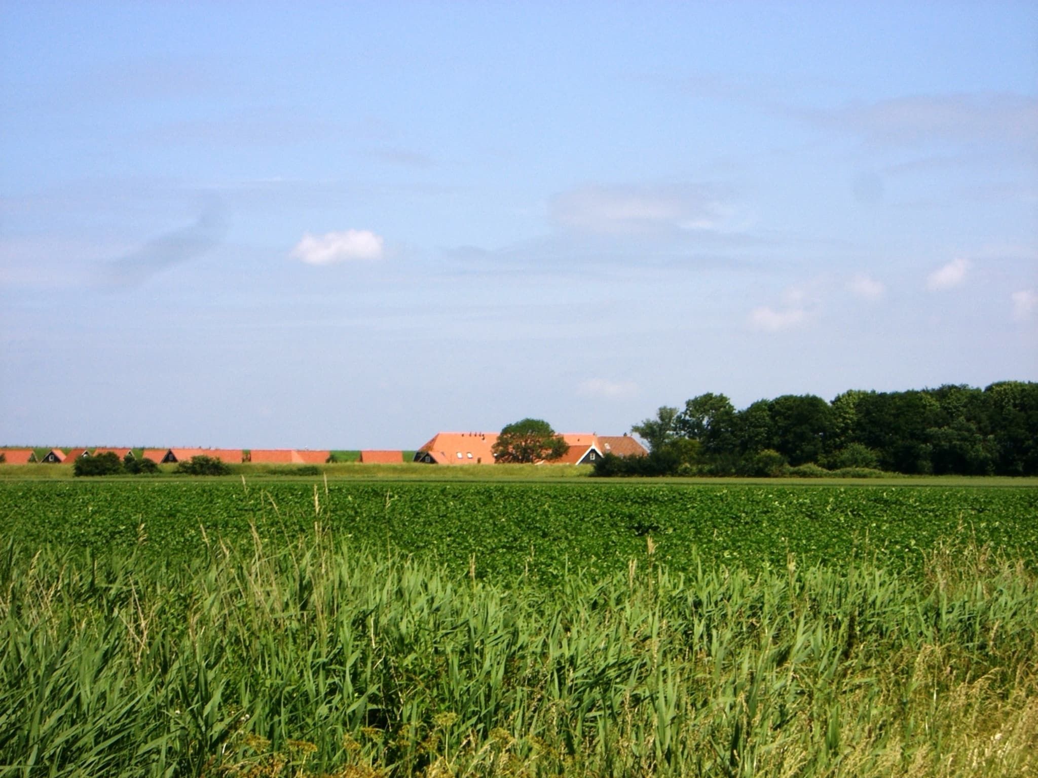 De buitenkant van Recreatiepark de Stelhoeve 2 in Wemeldinge