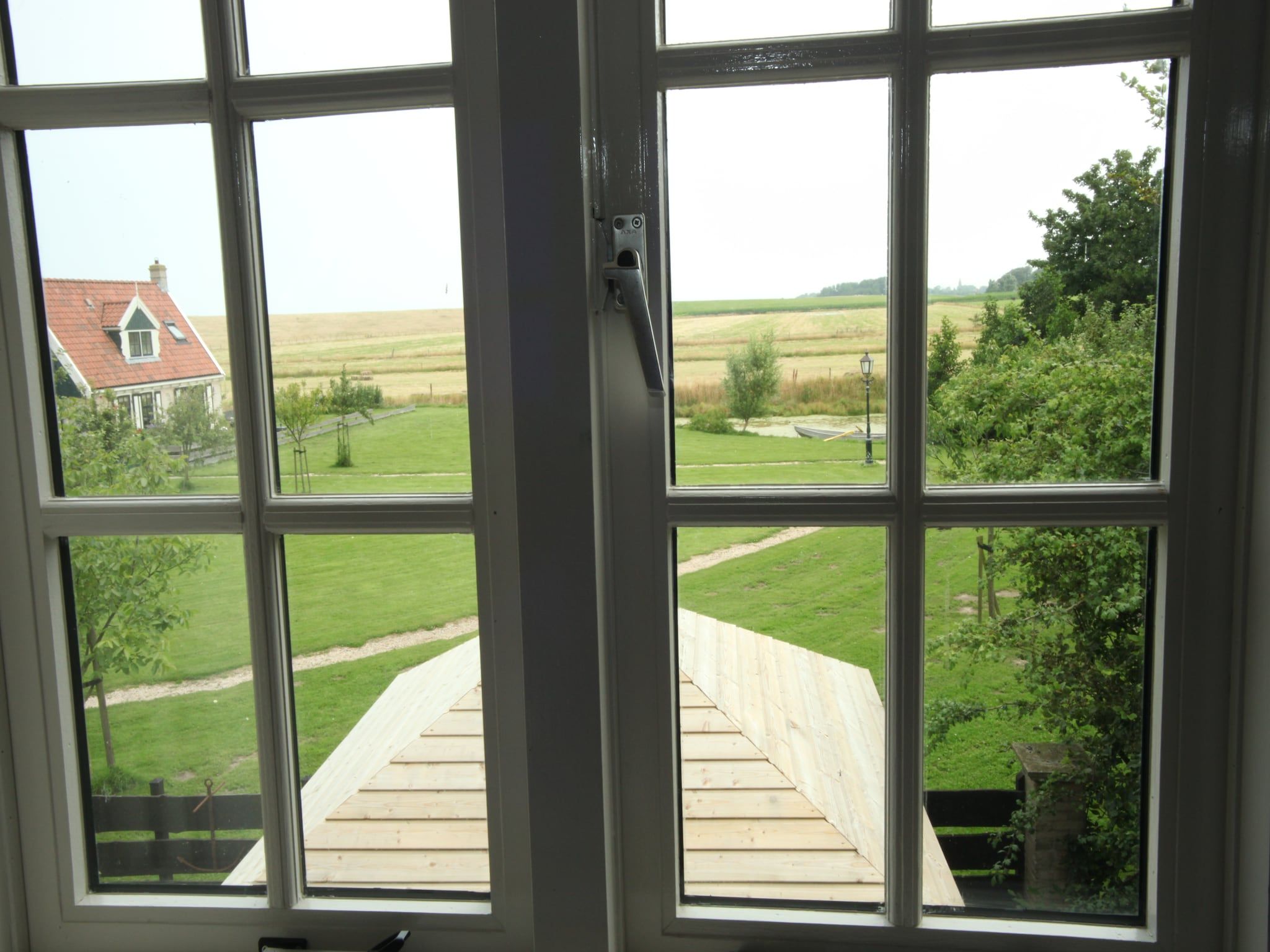 Het uitzicht vanaf Recreatiepark Wiringherlant - Ons Huys in Hippolytushoef