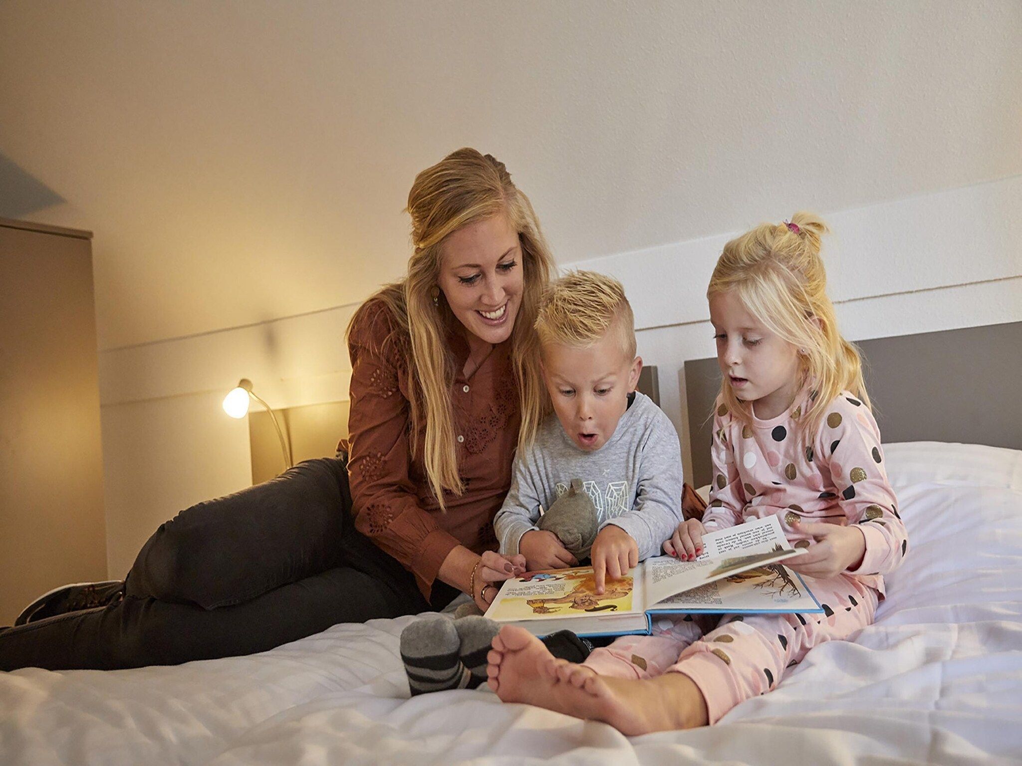 Een slaapkamer van Buitenhof De Leistert 3 in Roggel