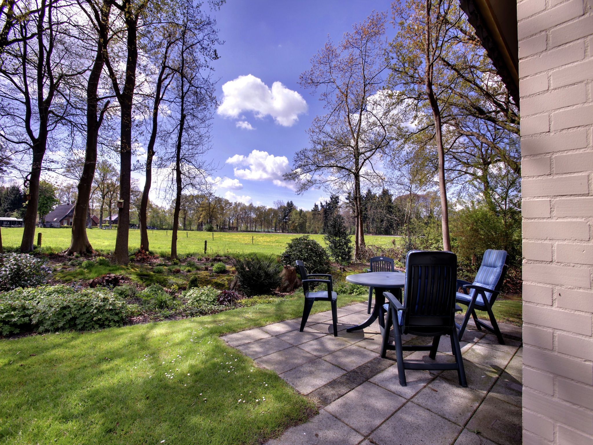 De tuin van Buitenplaats Gerner 2 in Dalfsen