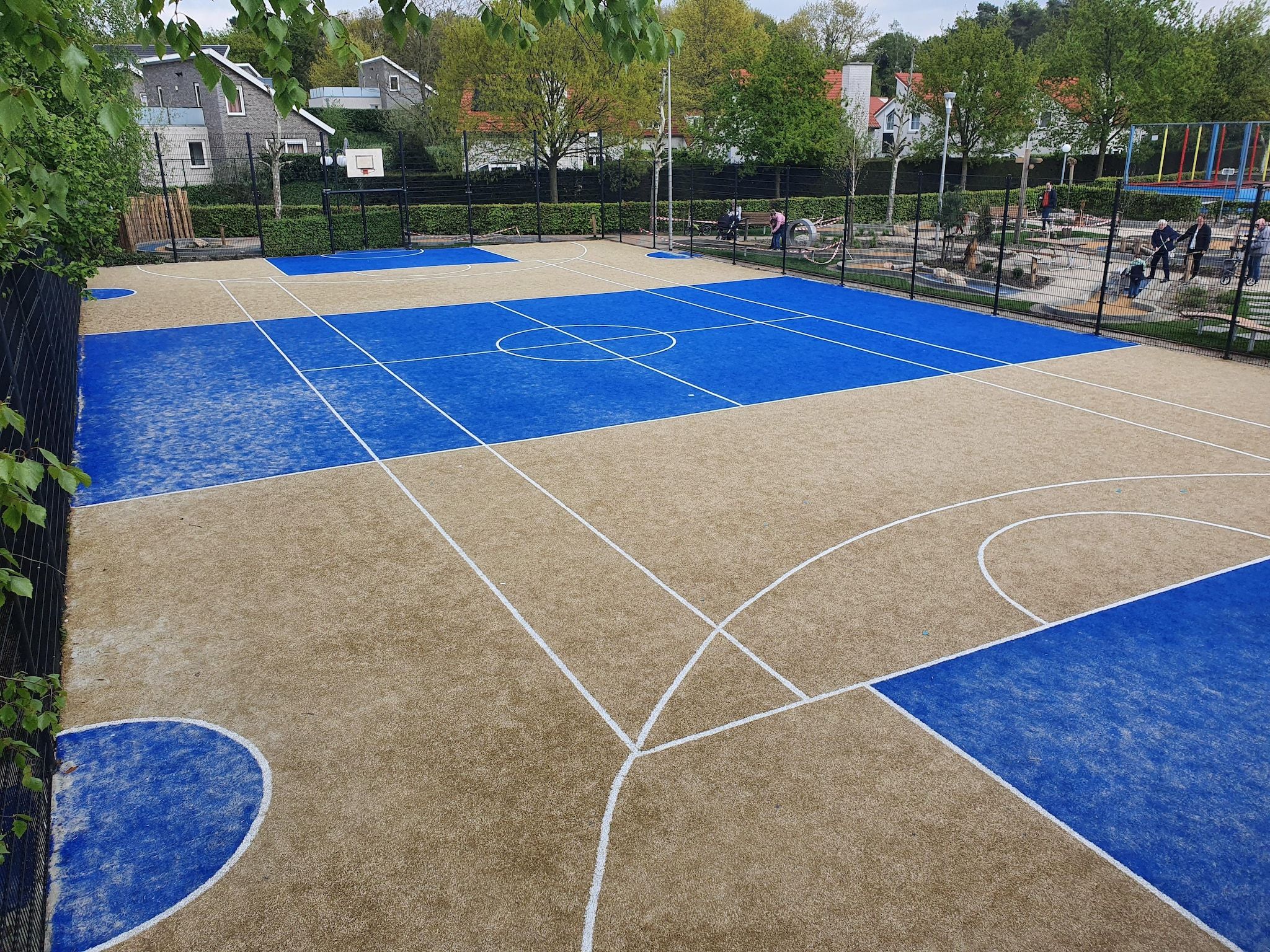 Parkfaciliteiten bij Resort Arcen 7 in Arcen