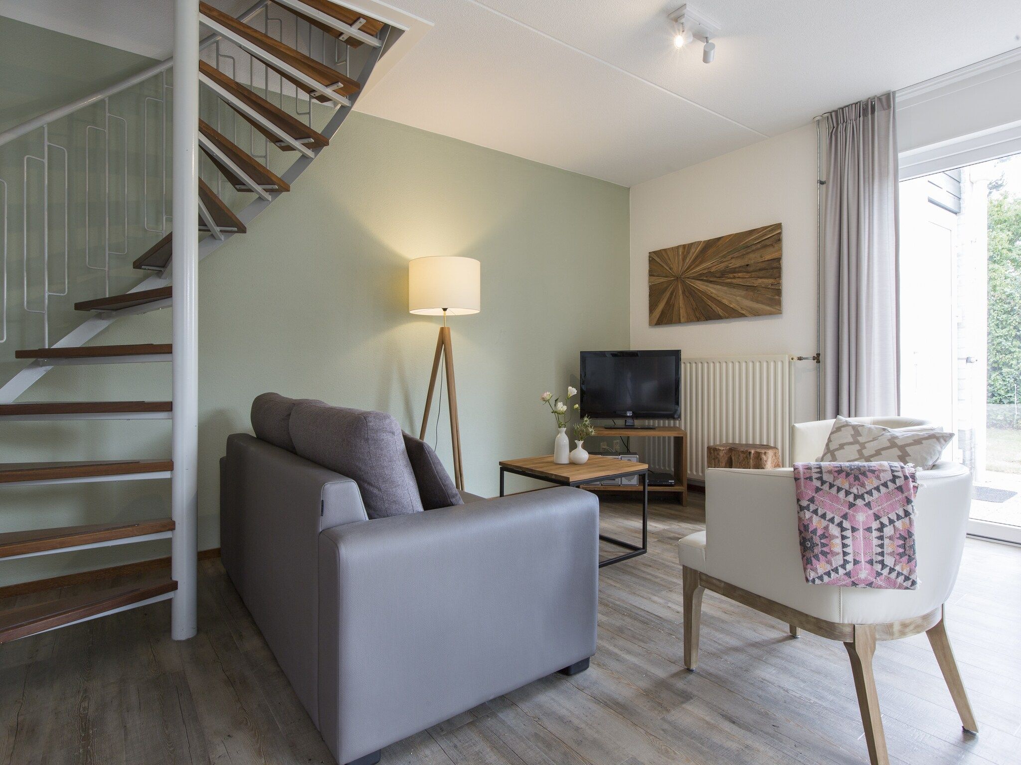 De woonkamer van Resort Arcen 12 in Arcen