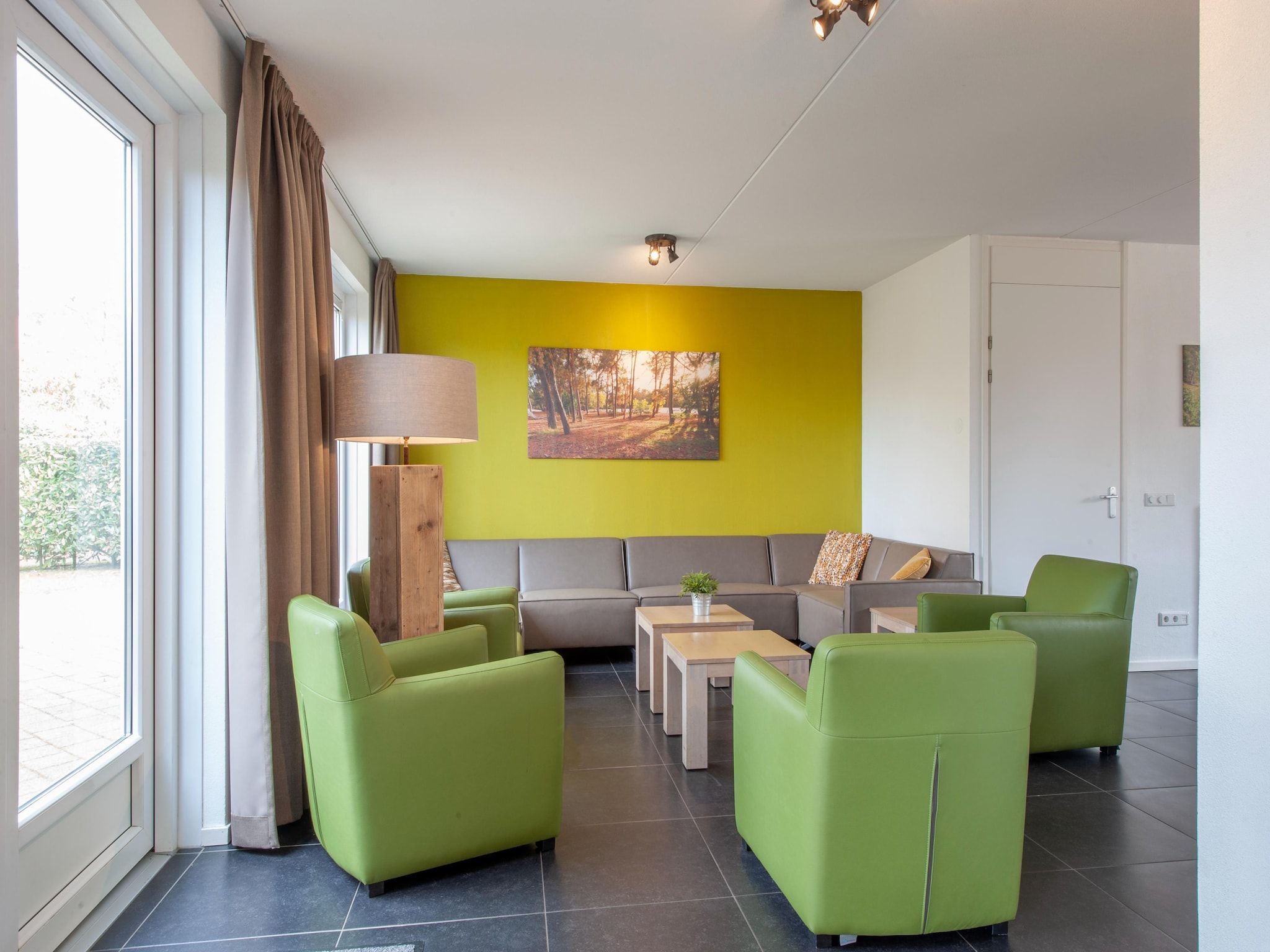 De woonkamer van Resort Arcen 3 in Arcen