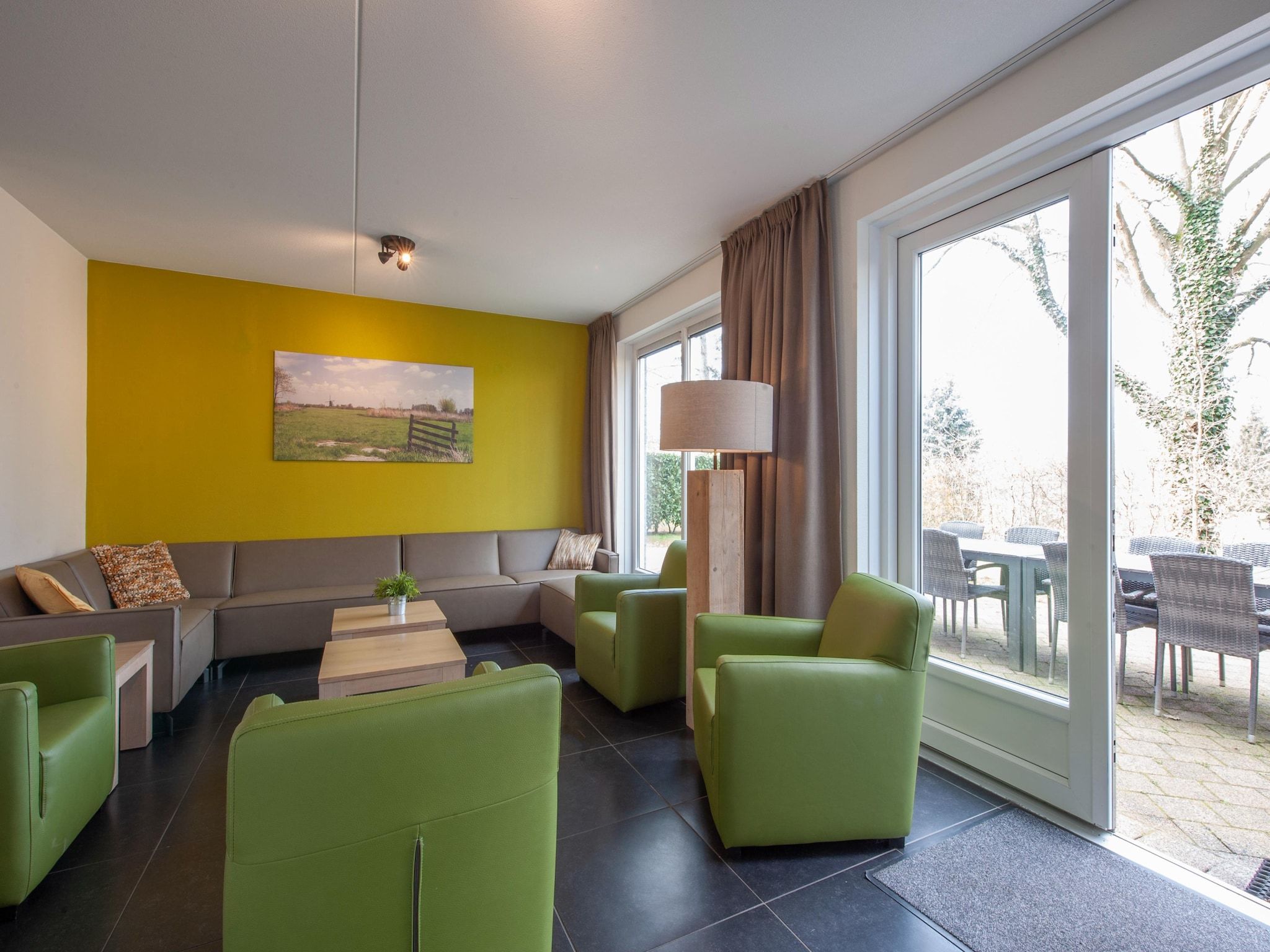 De woonkamer van Resort Arcen 5 in Arcen