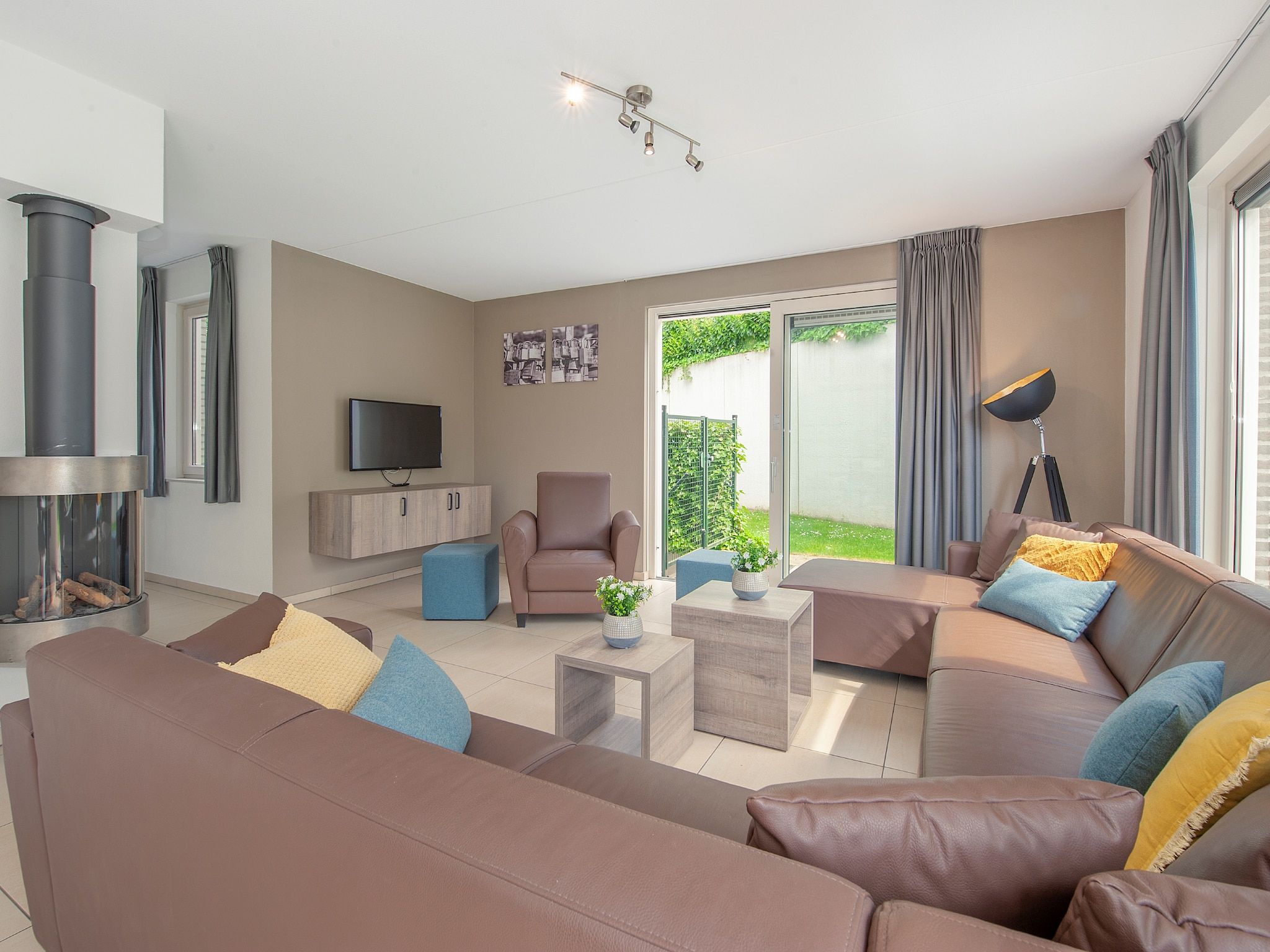 De woonkamer van Resort Arcen 8 in Arcen