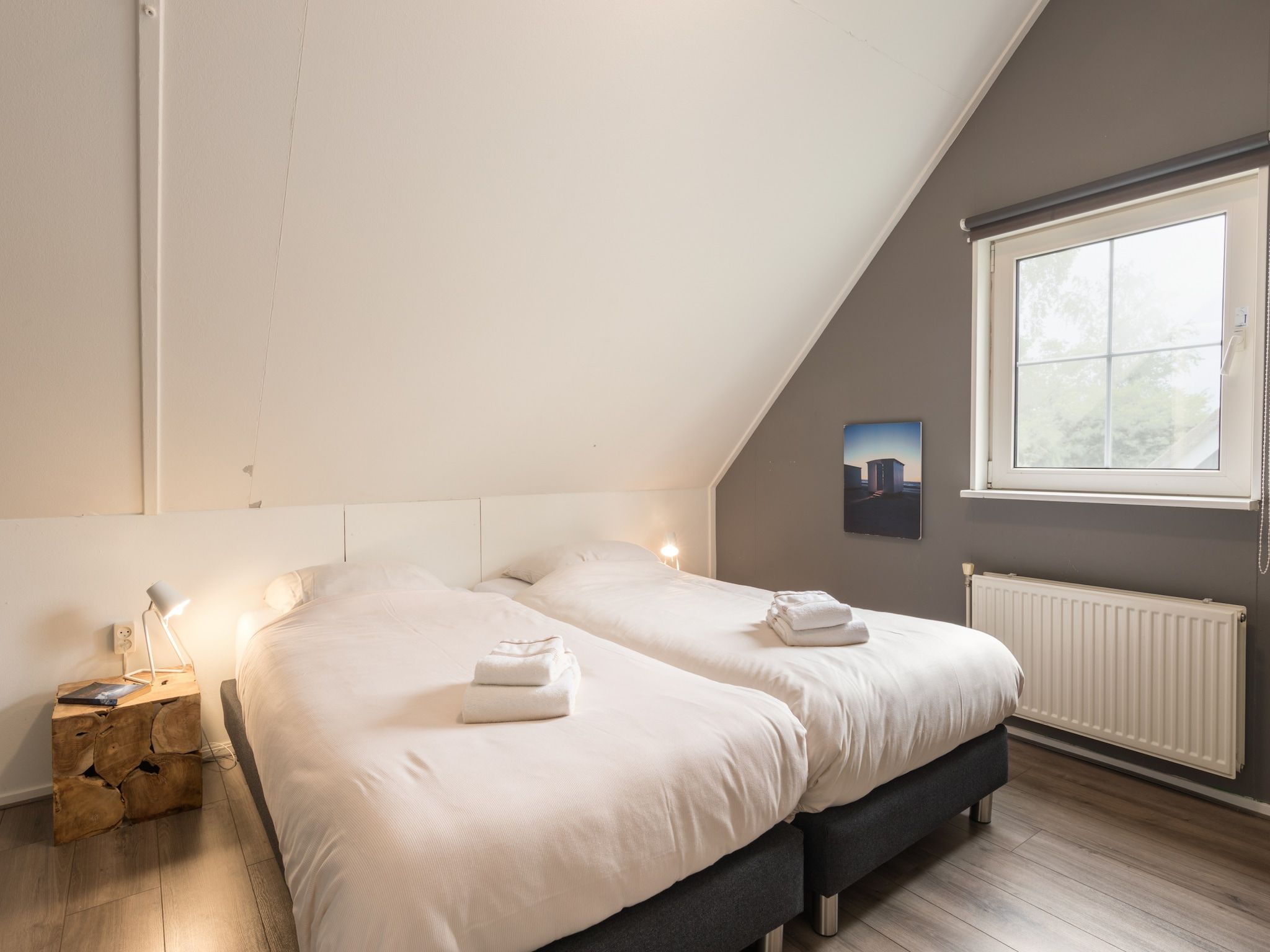 Een slaapkamer van Villapark De Weerribben 5 in Paasloo