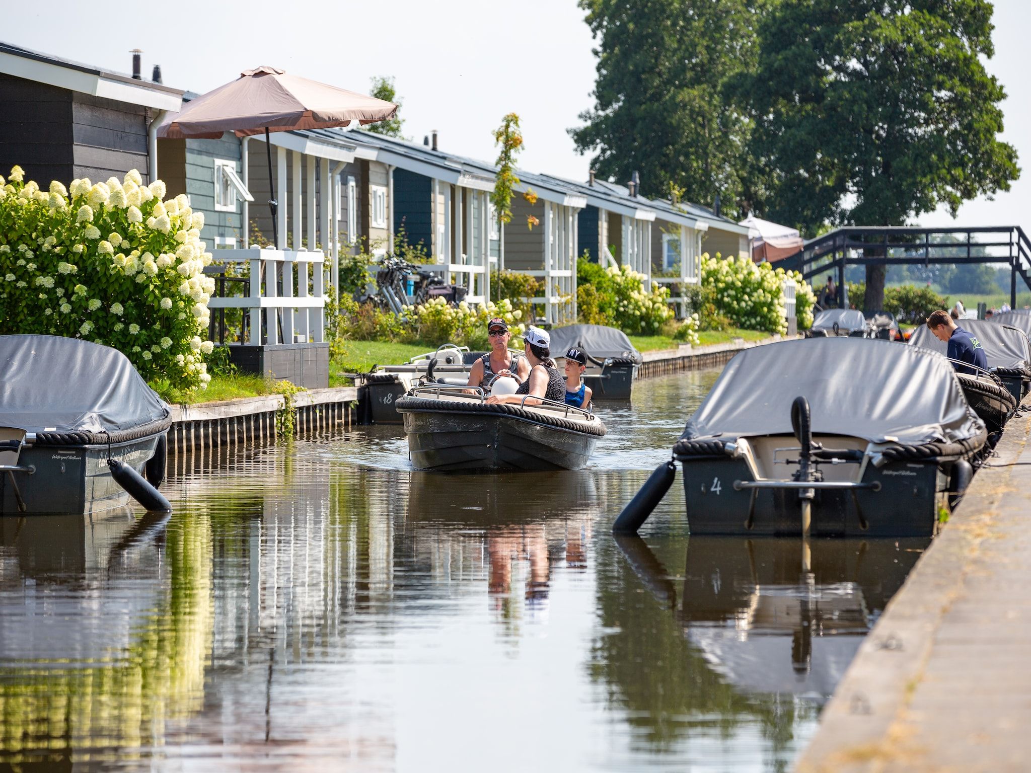 Parkfaciliteiten bij Vakantiepark Giethoorn 4 in Giethoorn