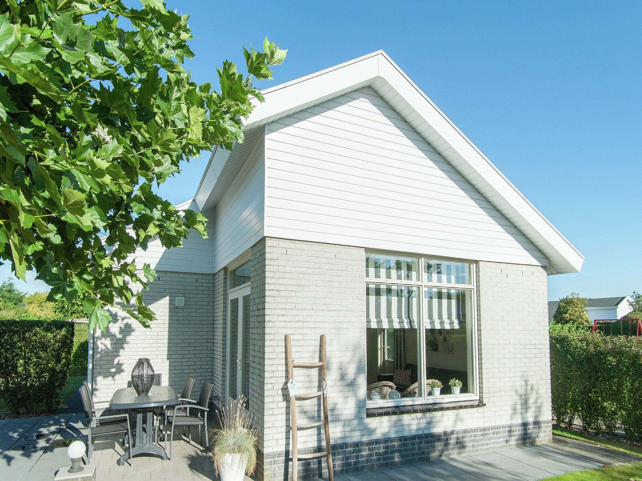 De buitenkant van Bungalowpark de Gouden Spar 2 in Noordwijk