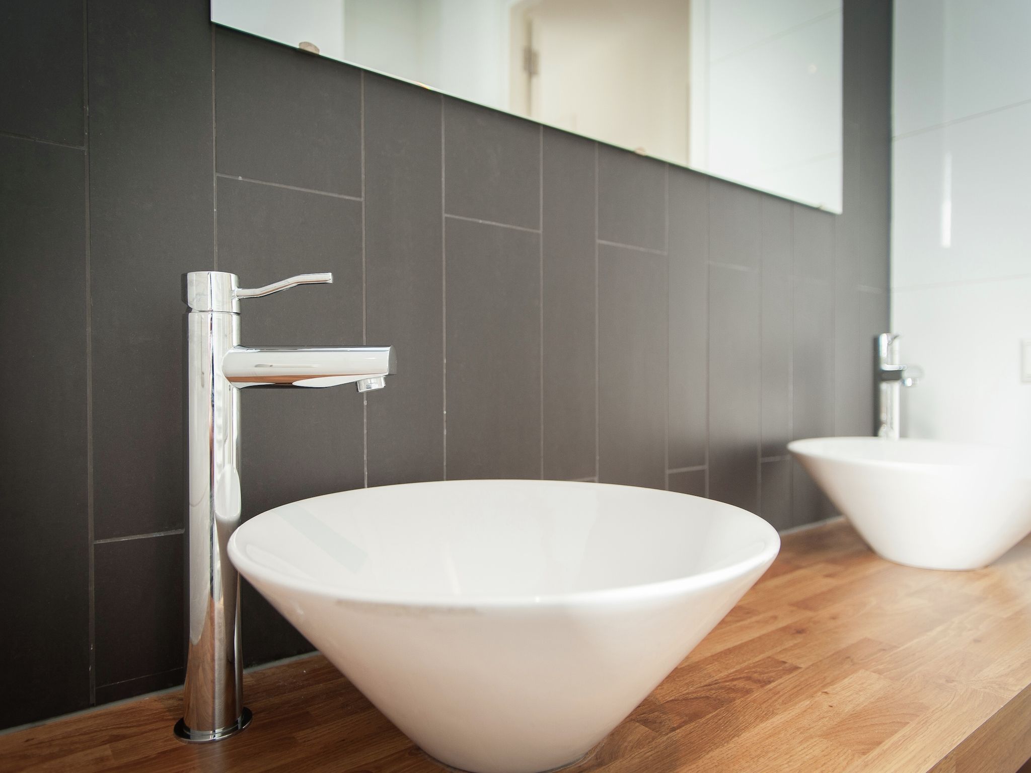 De badkamer van Bungalowpark de Gouden Spar 3 in Noordwijk