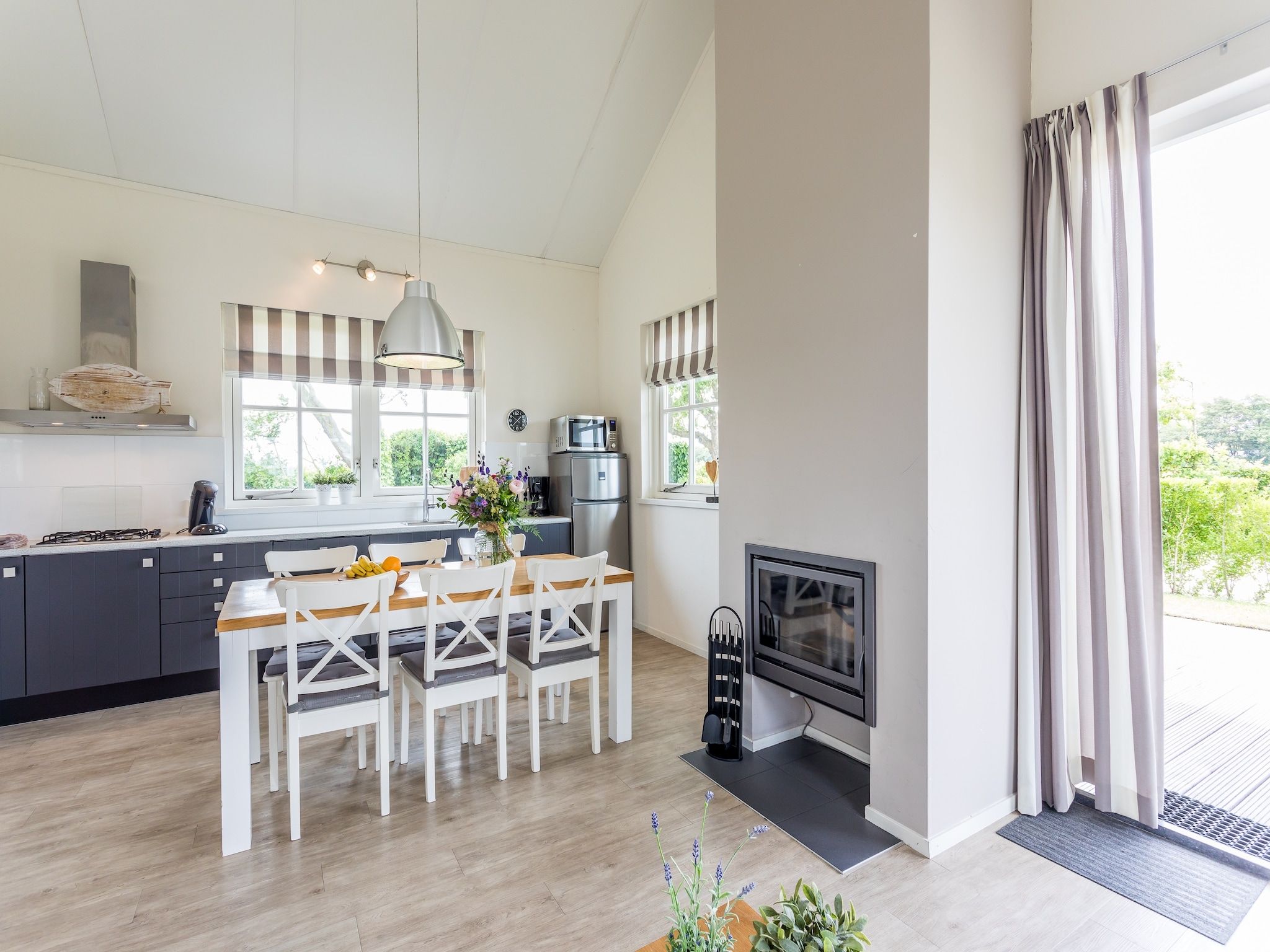 De keuken van Bungalowpark de Gouden Spar 3 in Noordwijk