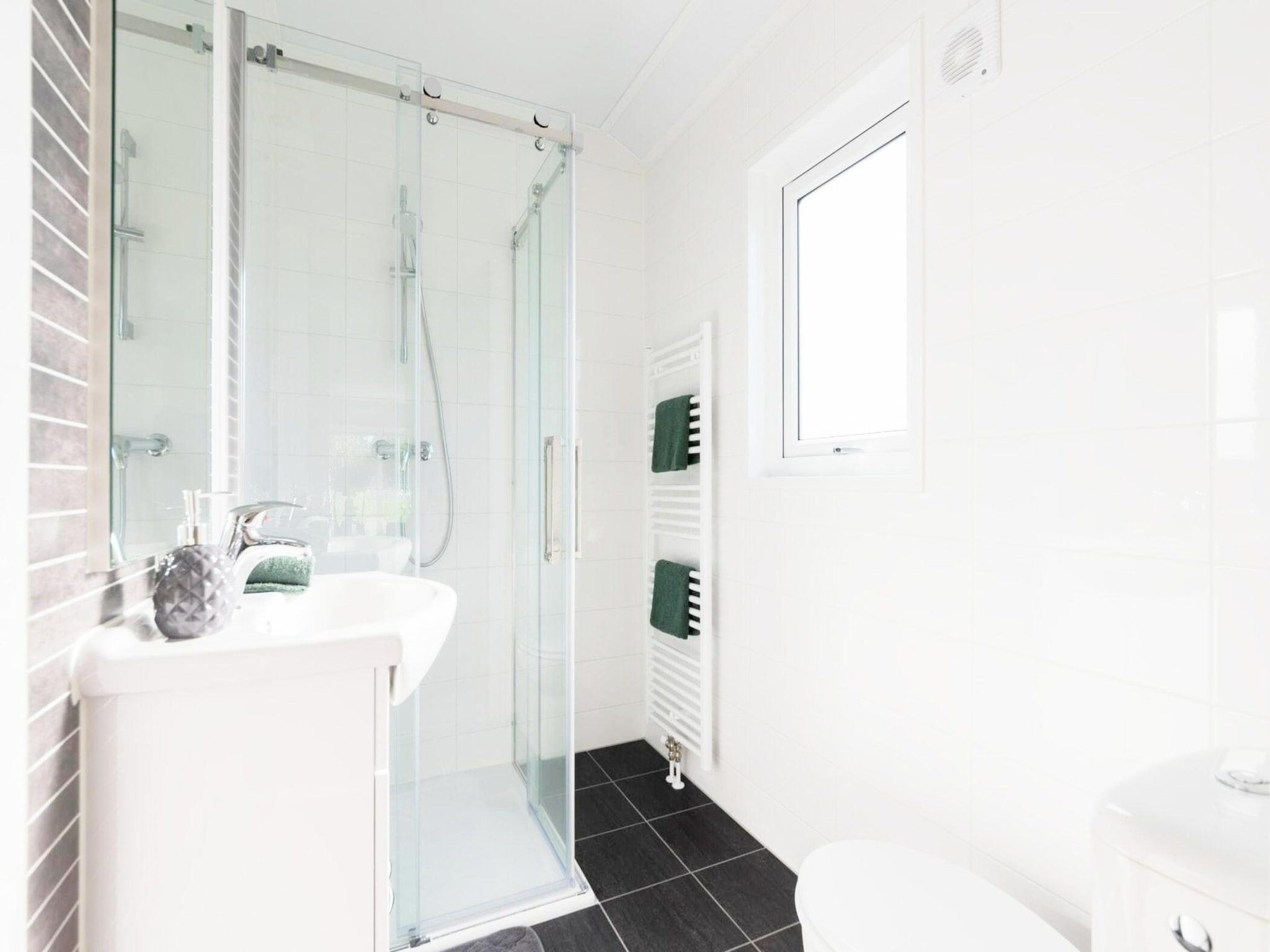 De badkamer van De Edammer  4 personen in West-Graftdijk