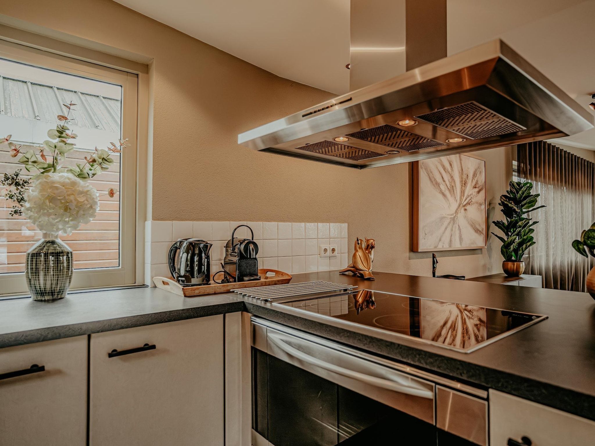 De keuken van Waterpark de Meerparel 5 in Uitgeest