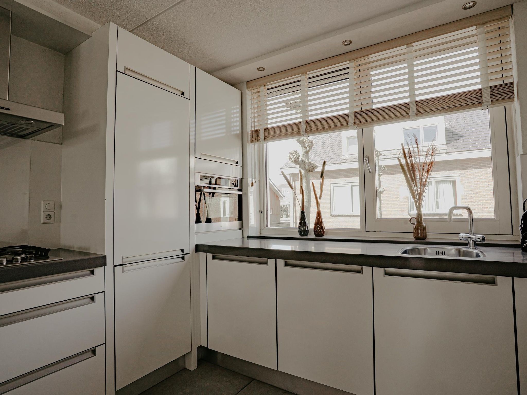 De keuken van Waterpark de Meerparel 4 in Uitgeest