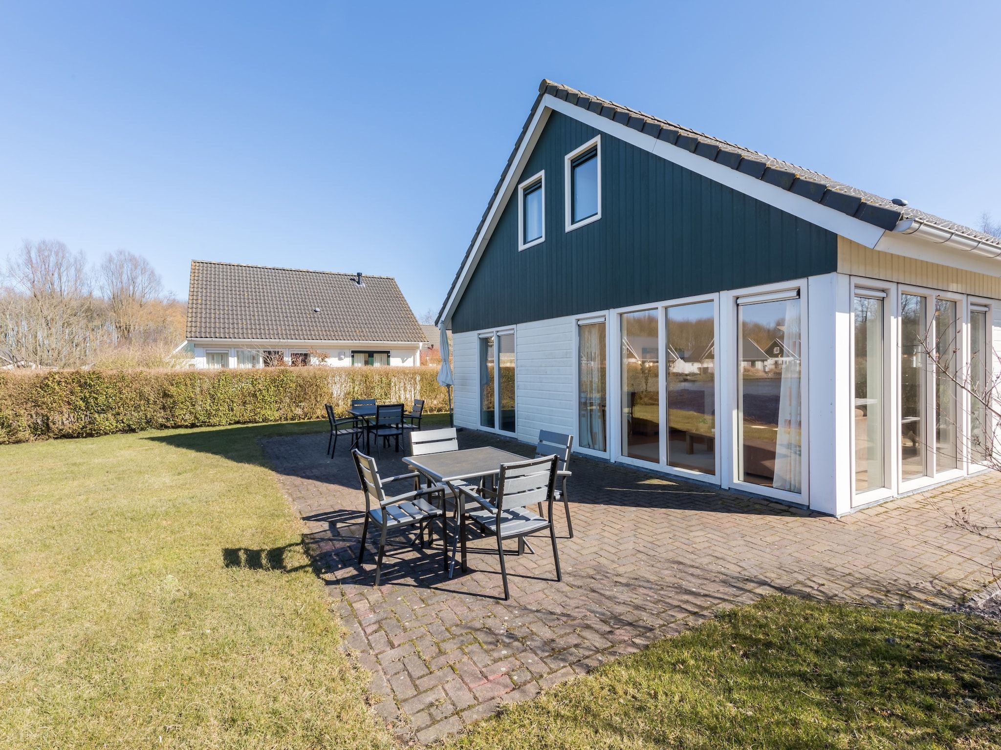 De tuin van Hunzepark 2 in Gasselternijveen