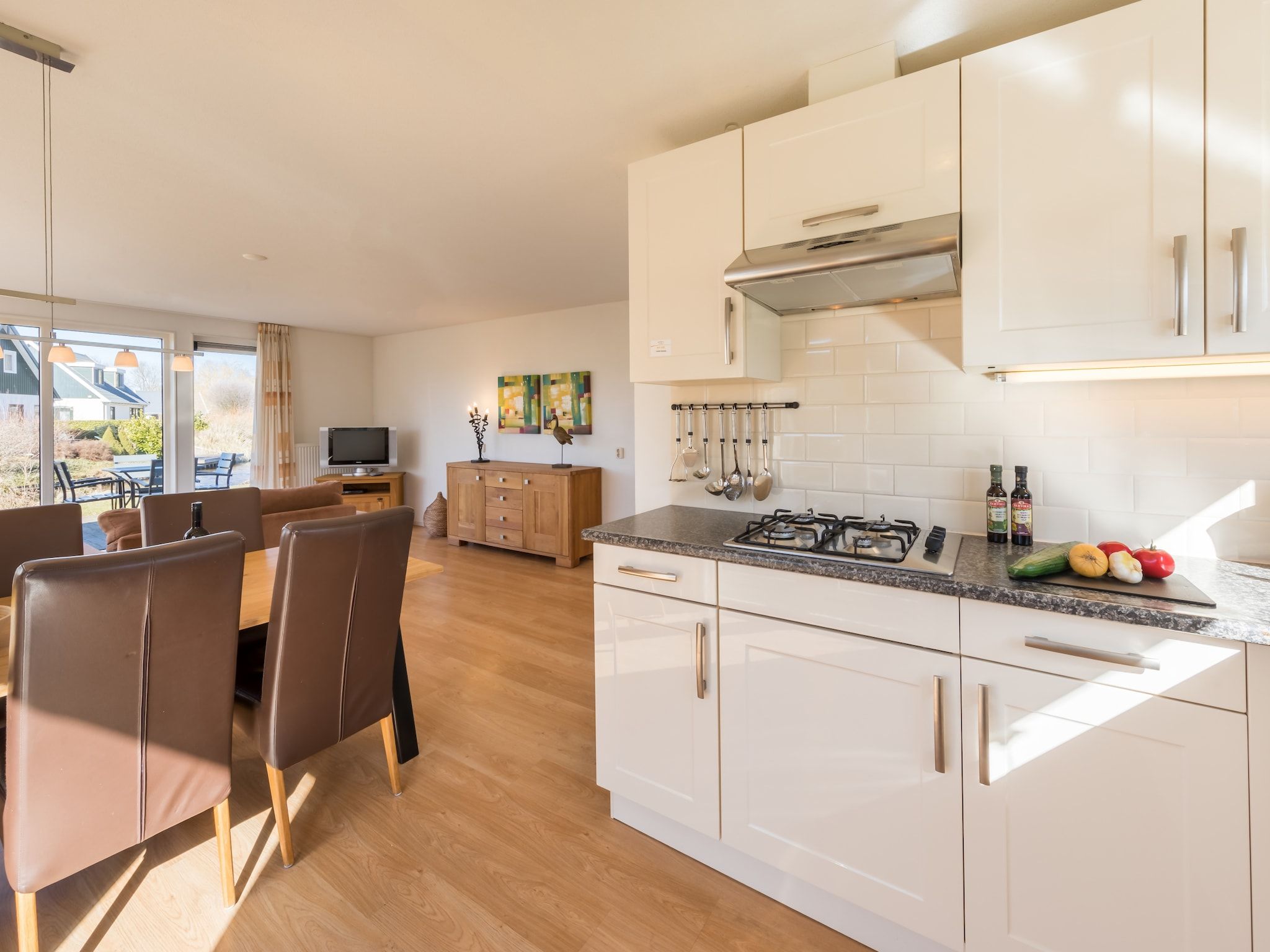 De keuken van Hunzepark 2 in Gasselternijveen