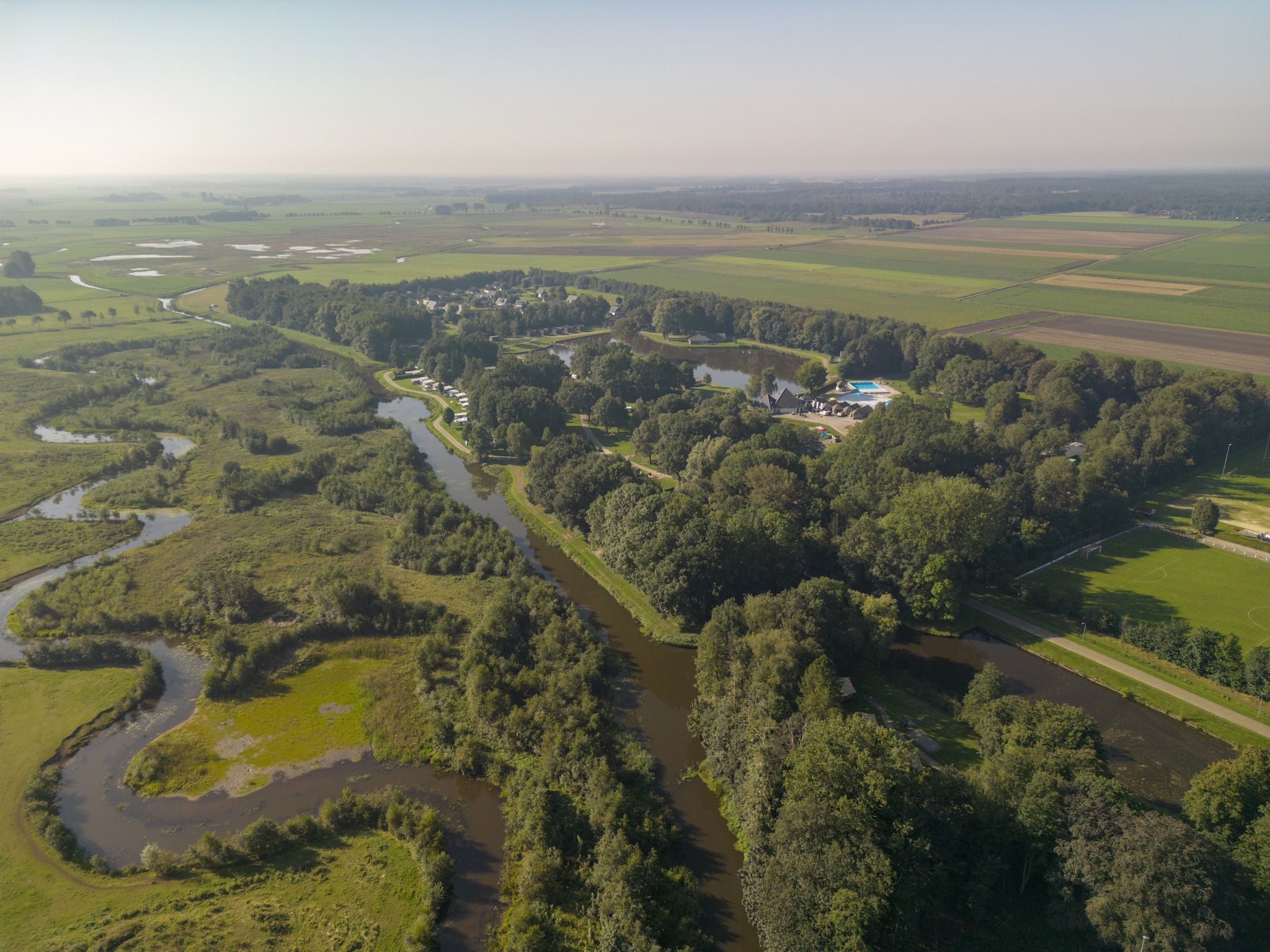 De omgeving van Hunzepark 9 in Gasselternijveen