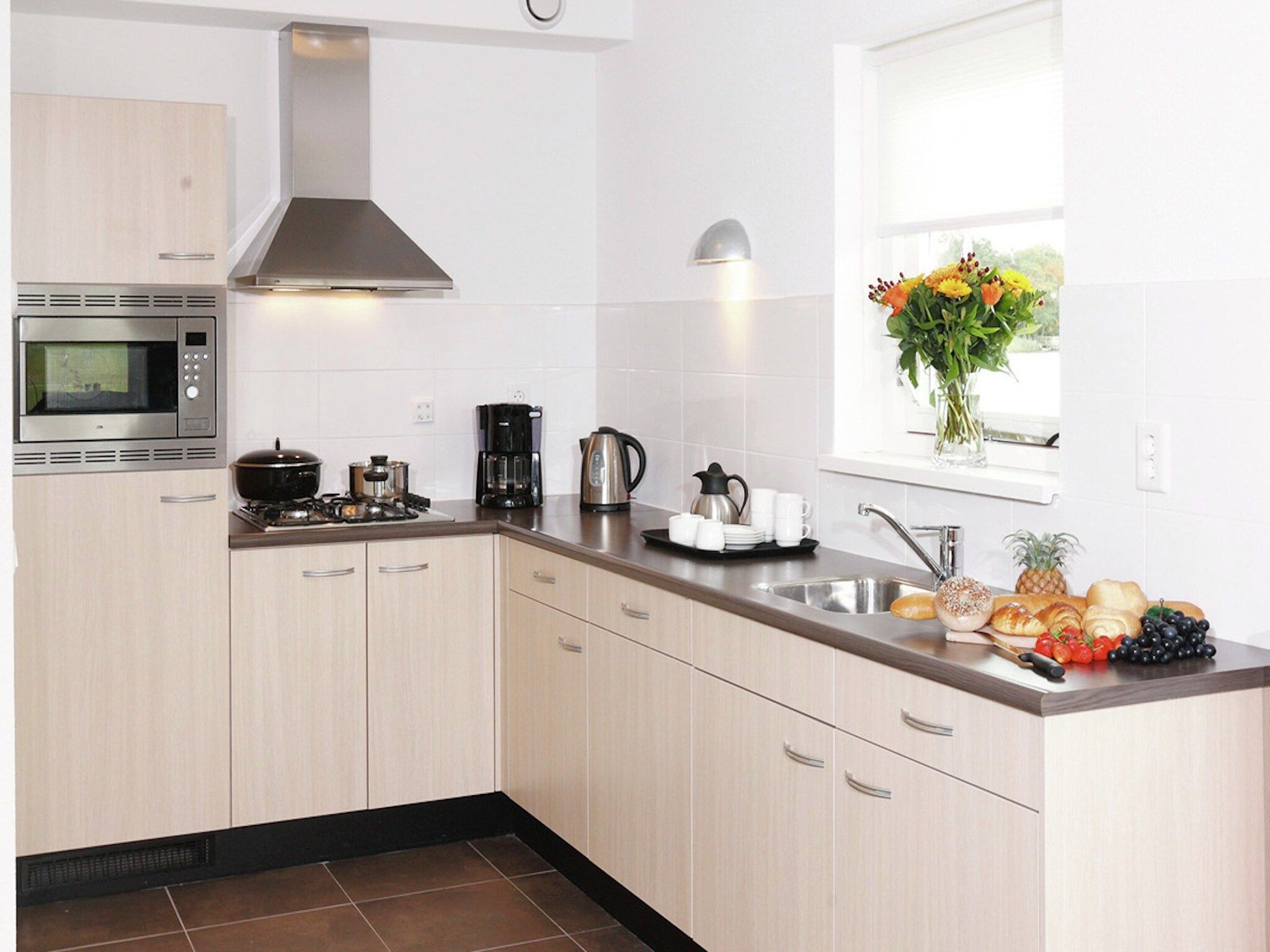 De keuken van Villapark Akenveen 1 in Tynaarlo