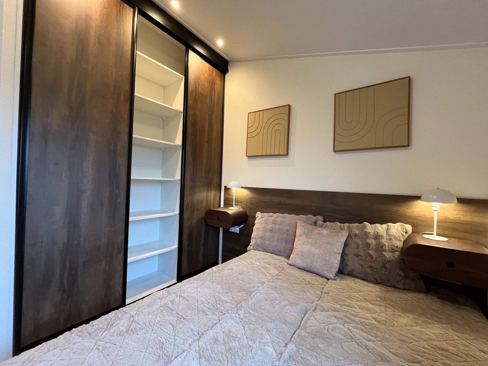 Een slaapkamer van Waaghuys  6 personen in West-Graftdijk